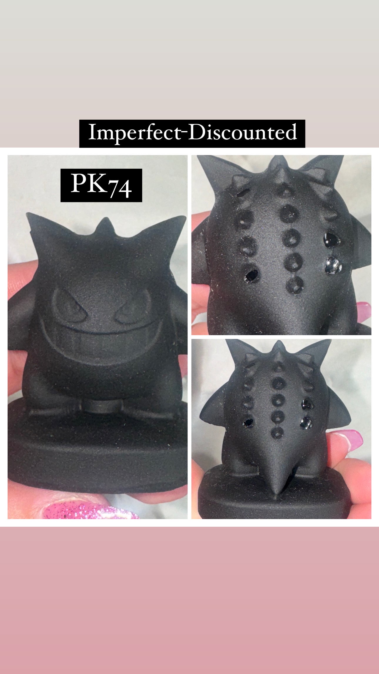 Pokémon Gengar Carving