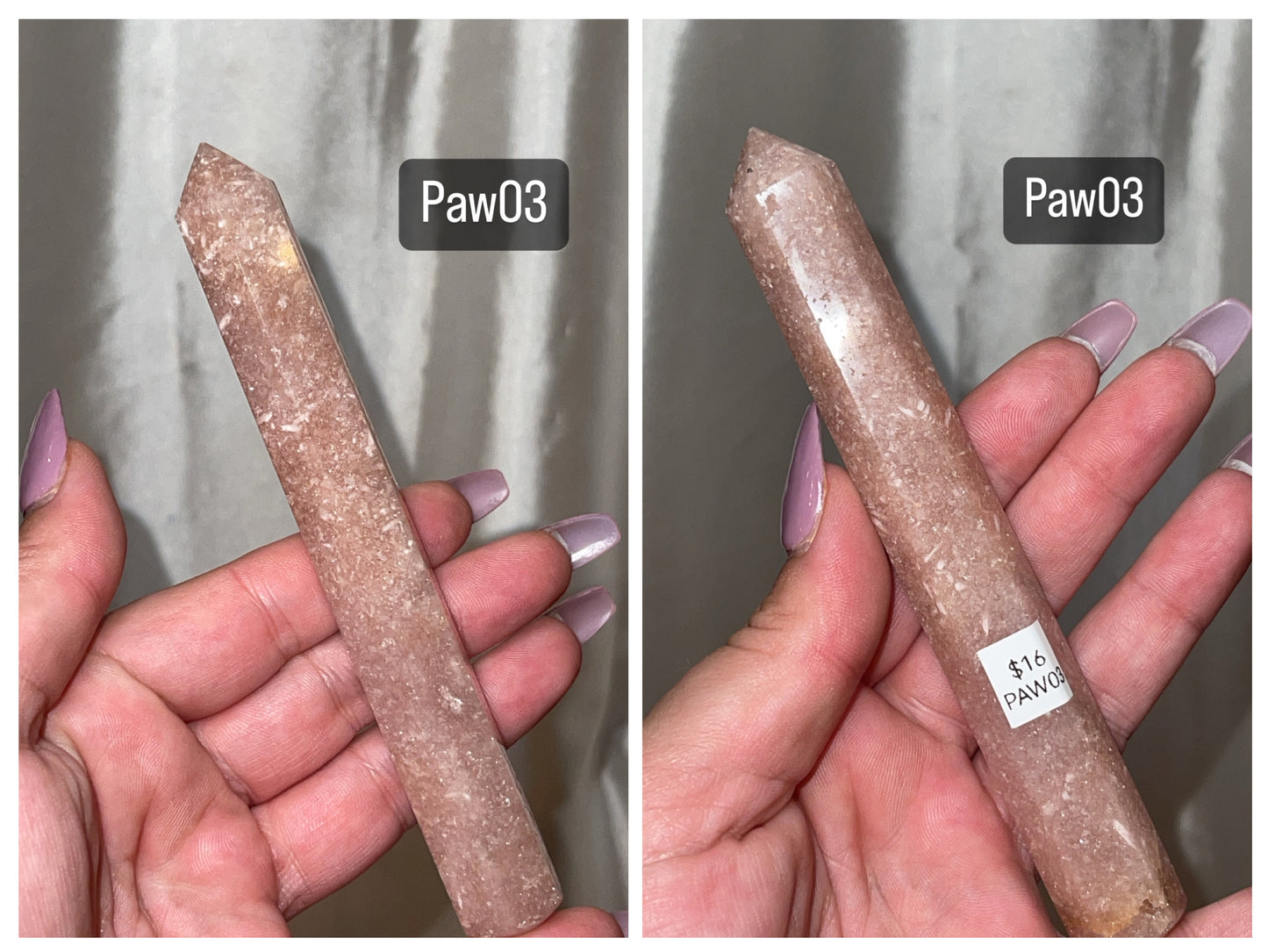 Pink Amethyst Wand (only 3 left!)