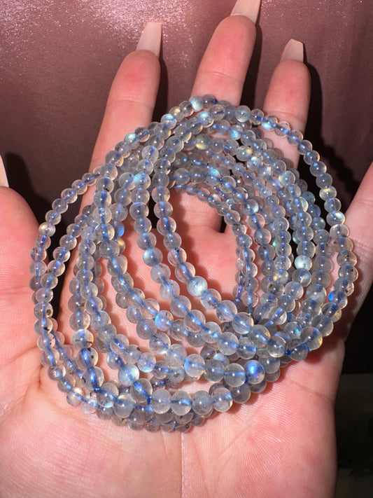 Labradorite high grade 5mm bracelet