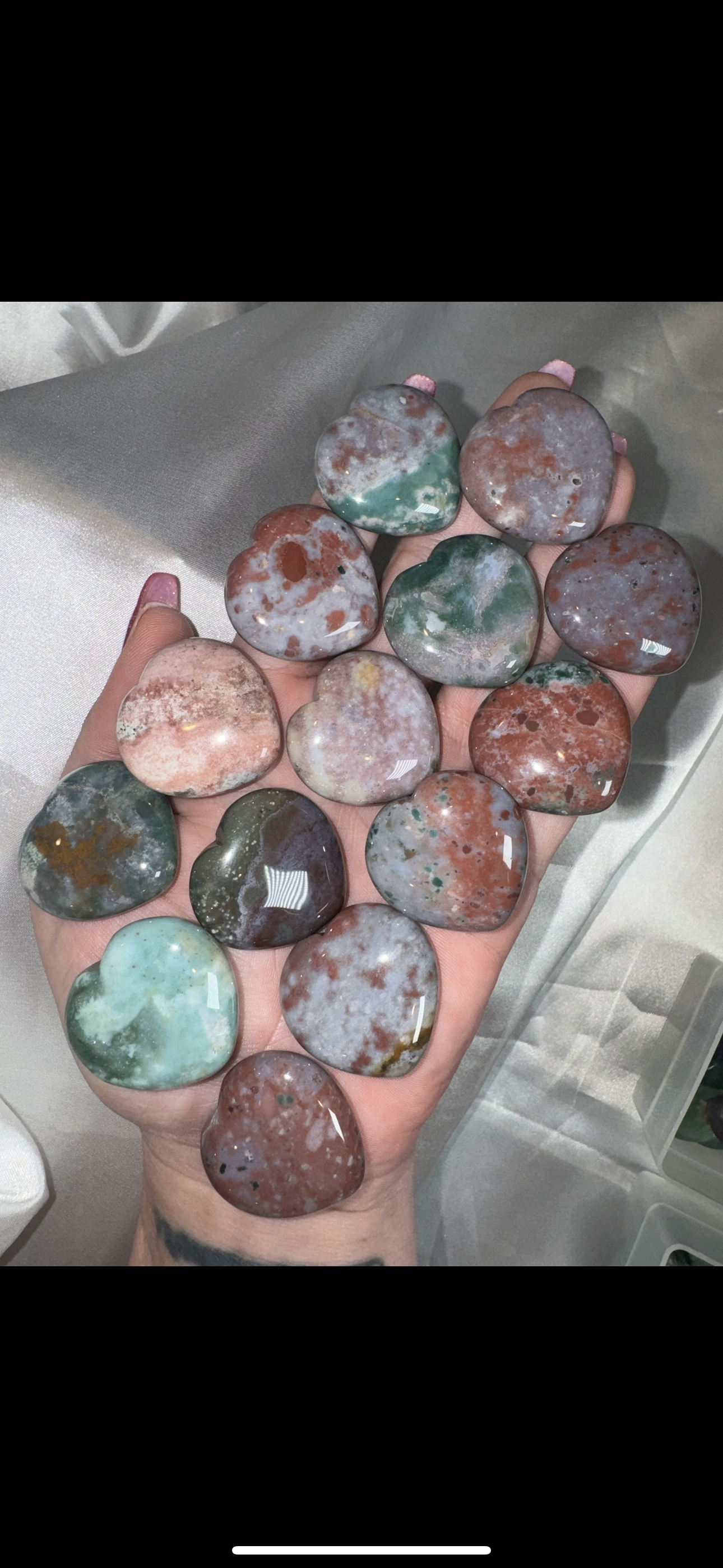 Ocean Jasper Heart