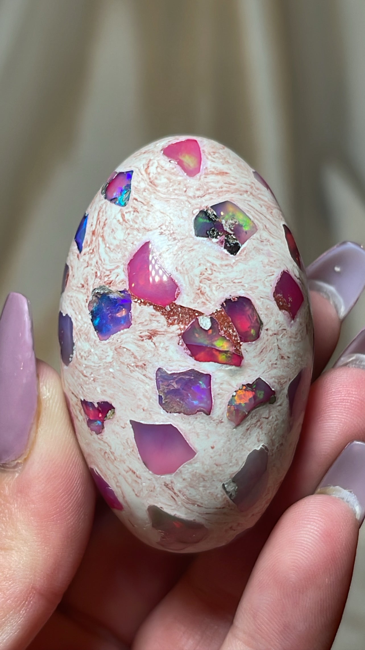 Mexican Fire Opal AAA Egg
