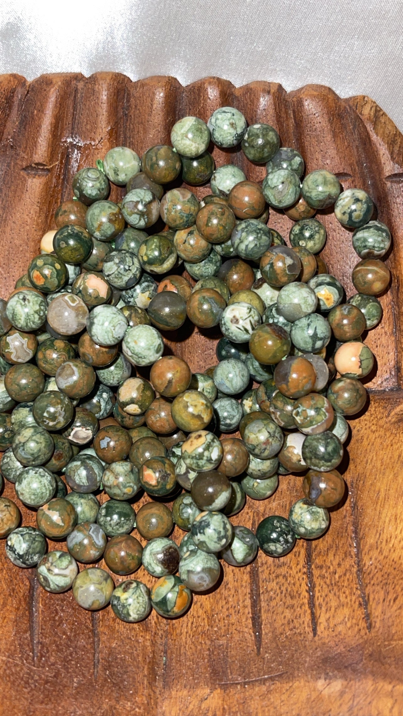 Rhyolite Bracelet 8mm