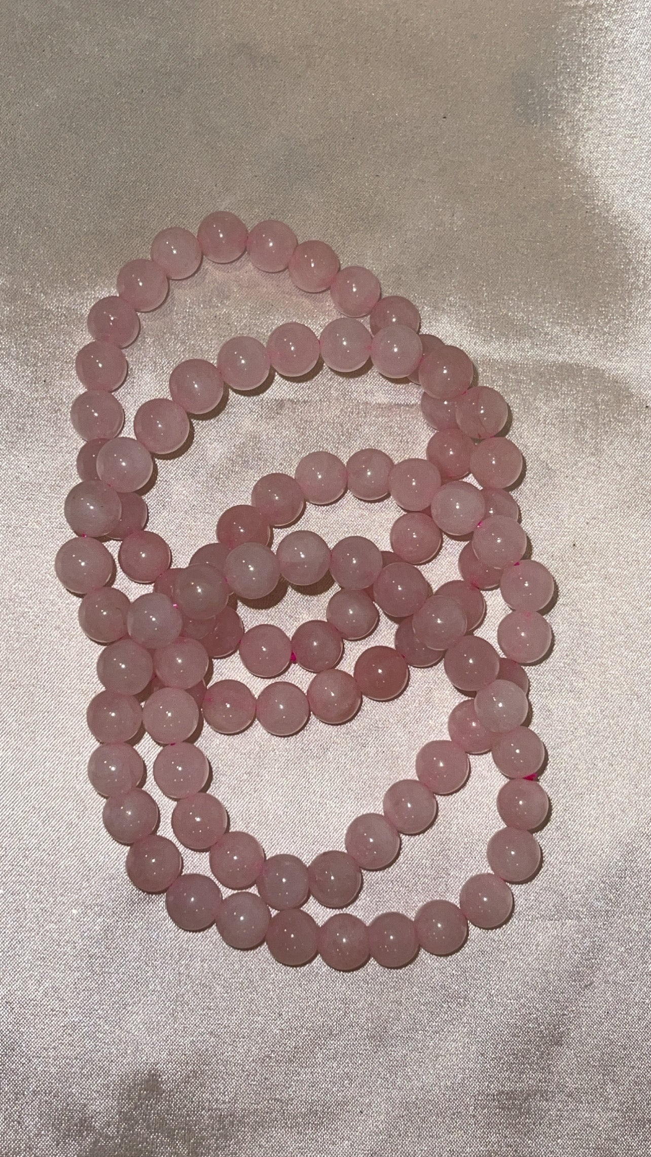 Rose Quartz Bracelet 8mm