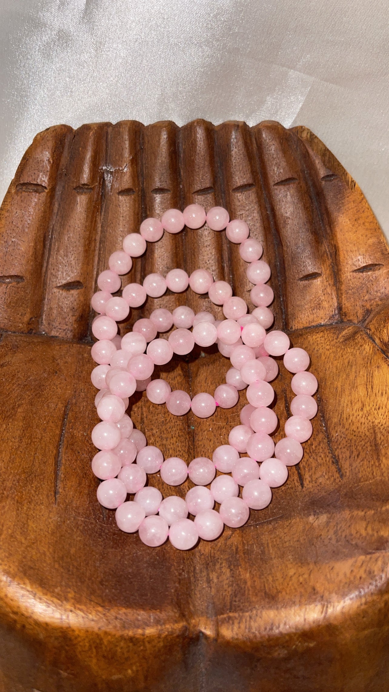 Rose Quartz Bracelet 8mm