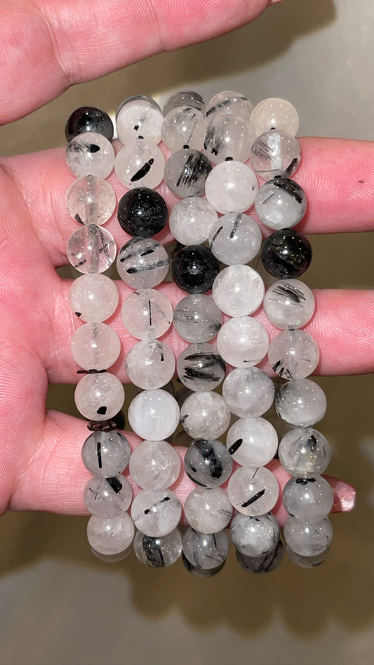 Rutilated Quartz Bracelet 8mm