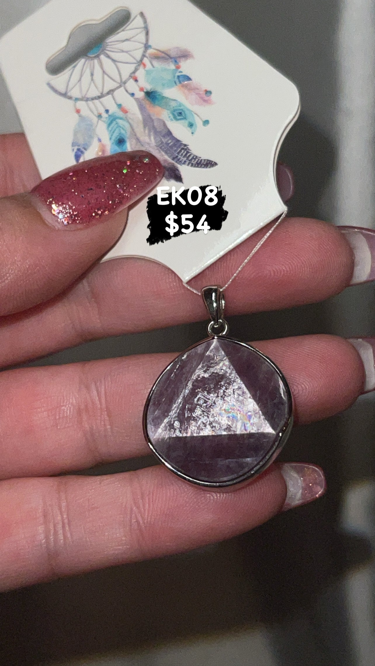 Gem Lepidolite Pendant (Choose Your Own!)