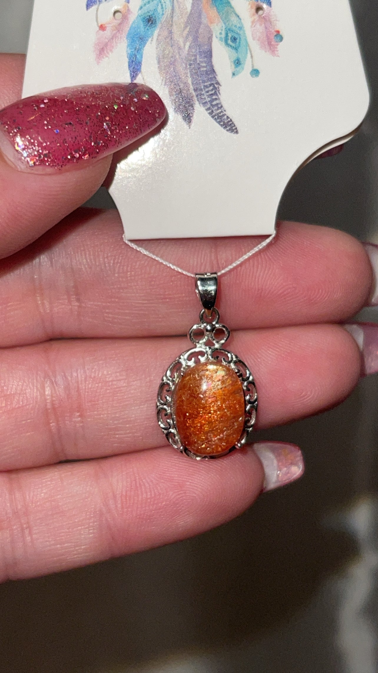 Sunstone 925 Pendant