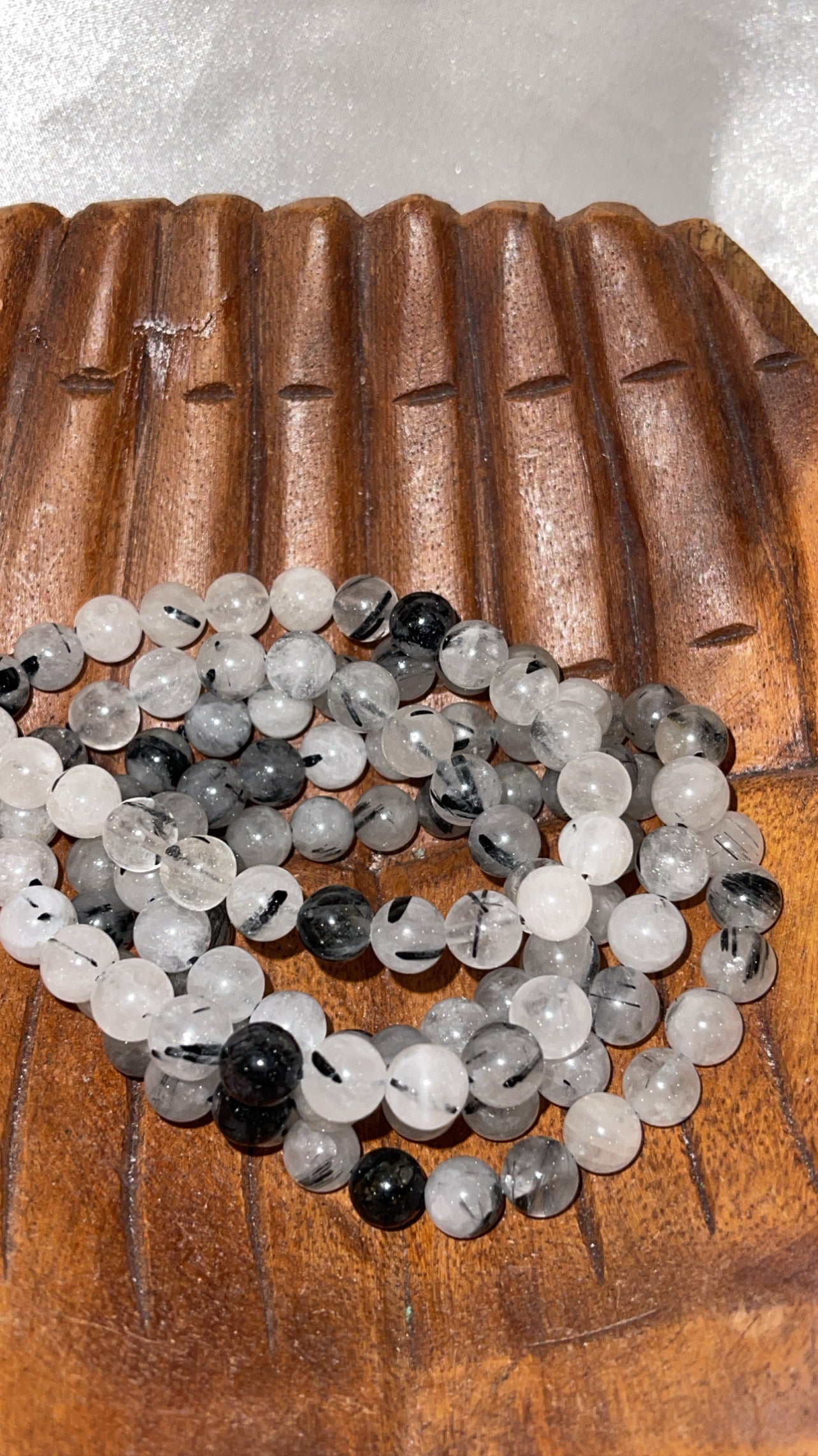 Rutilated Quartz Bracelet 8mm