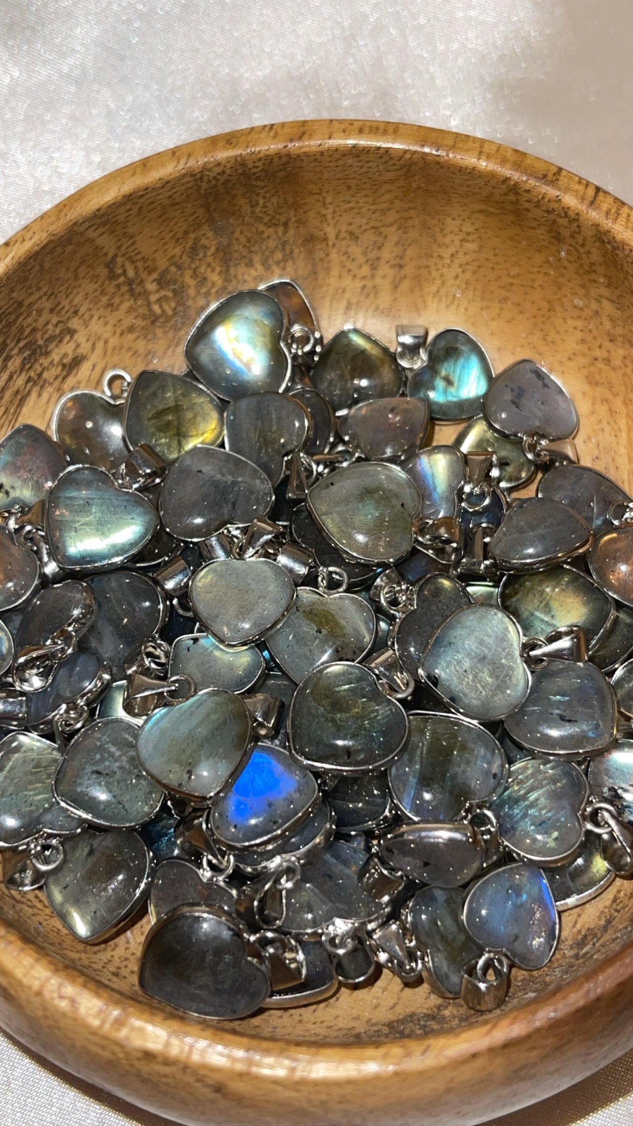 Labradorite Heart Mini Pendant