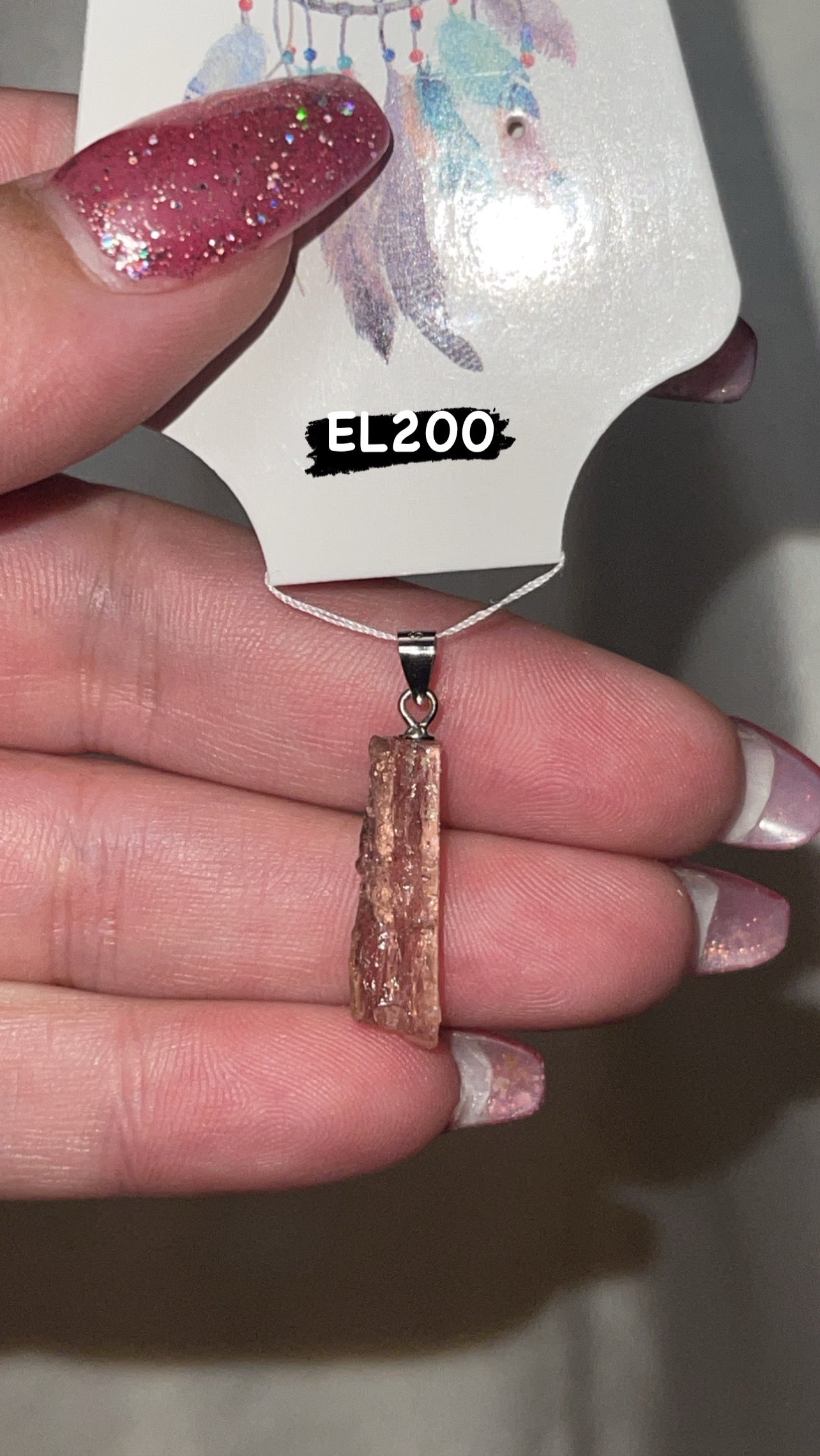 Tourmaline Raw 925 Pendant (Choose Your Own!)