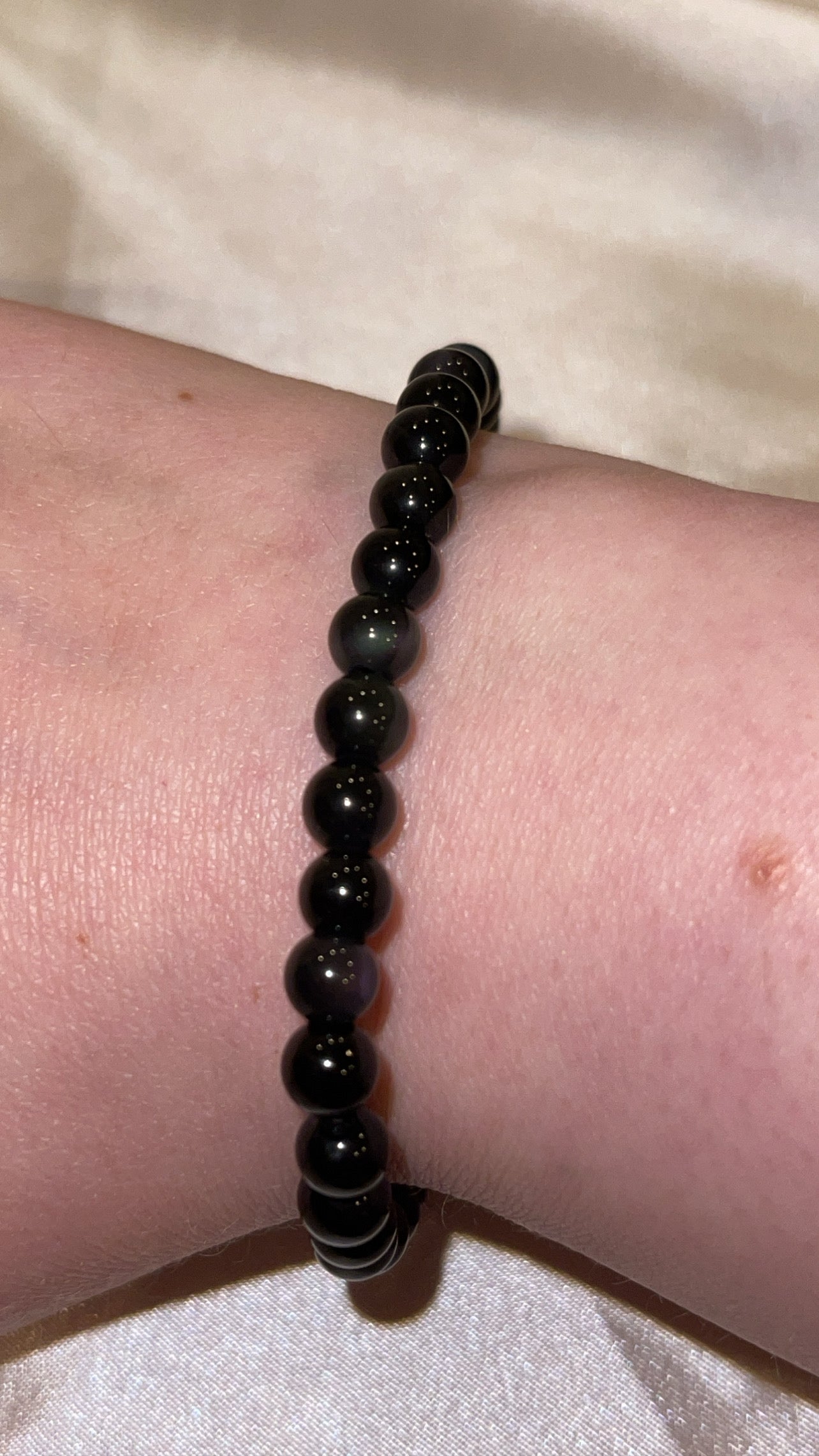 Rainbow Obsidian Bracelet 6mm