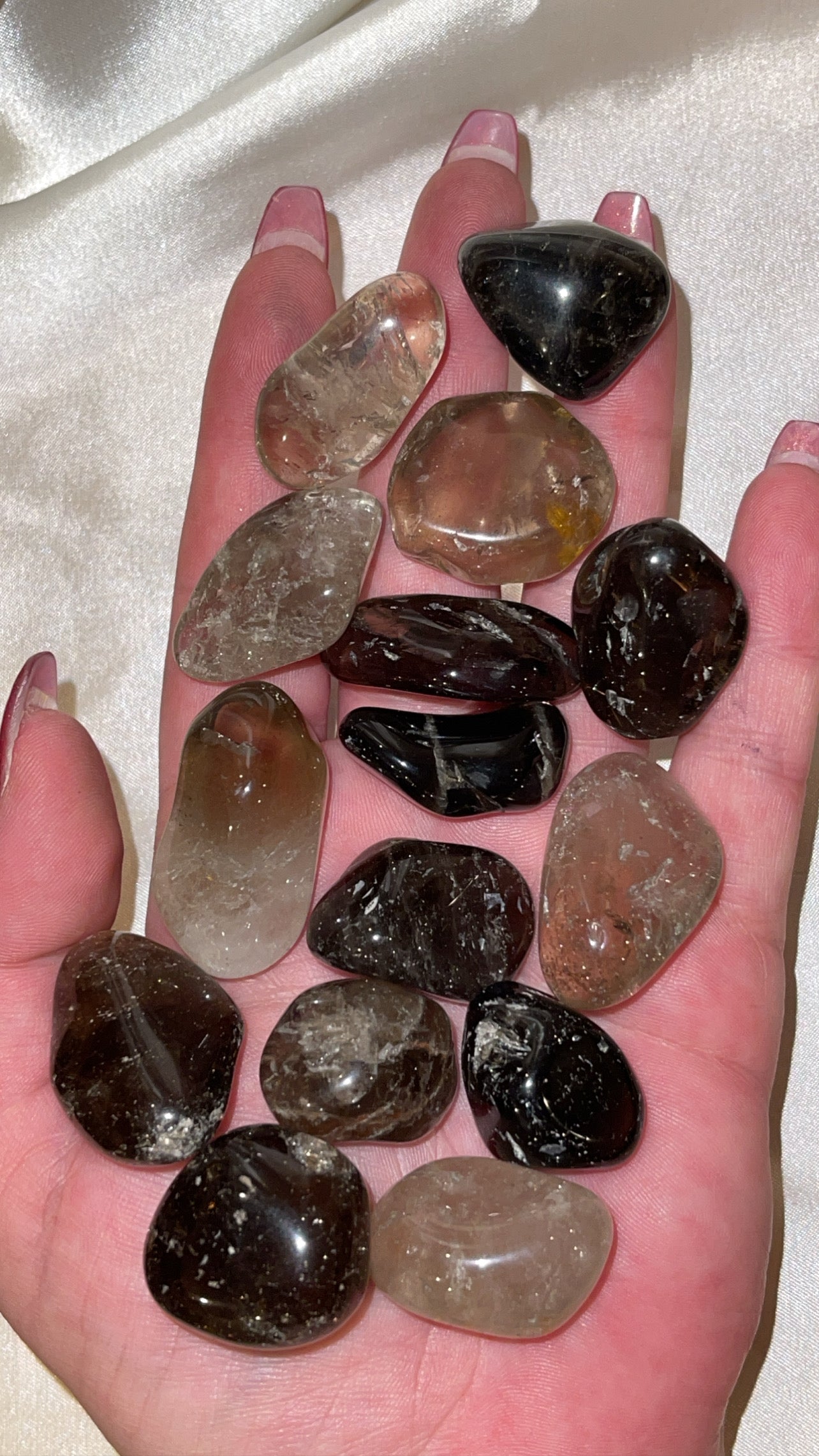 Quartz Tumble (Smoky/Clear)