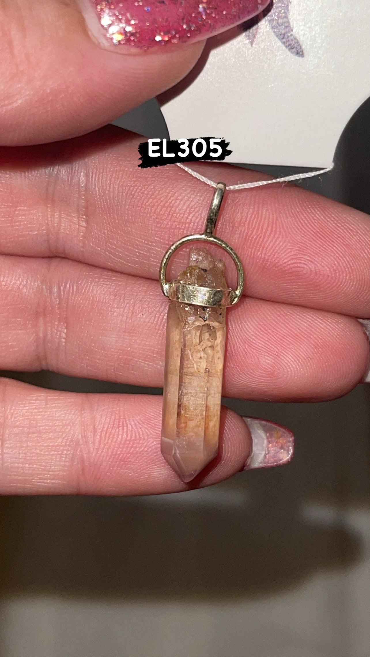Pink Lithium Raw Point 925 Pendant (Choose Your Own!)