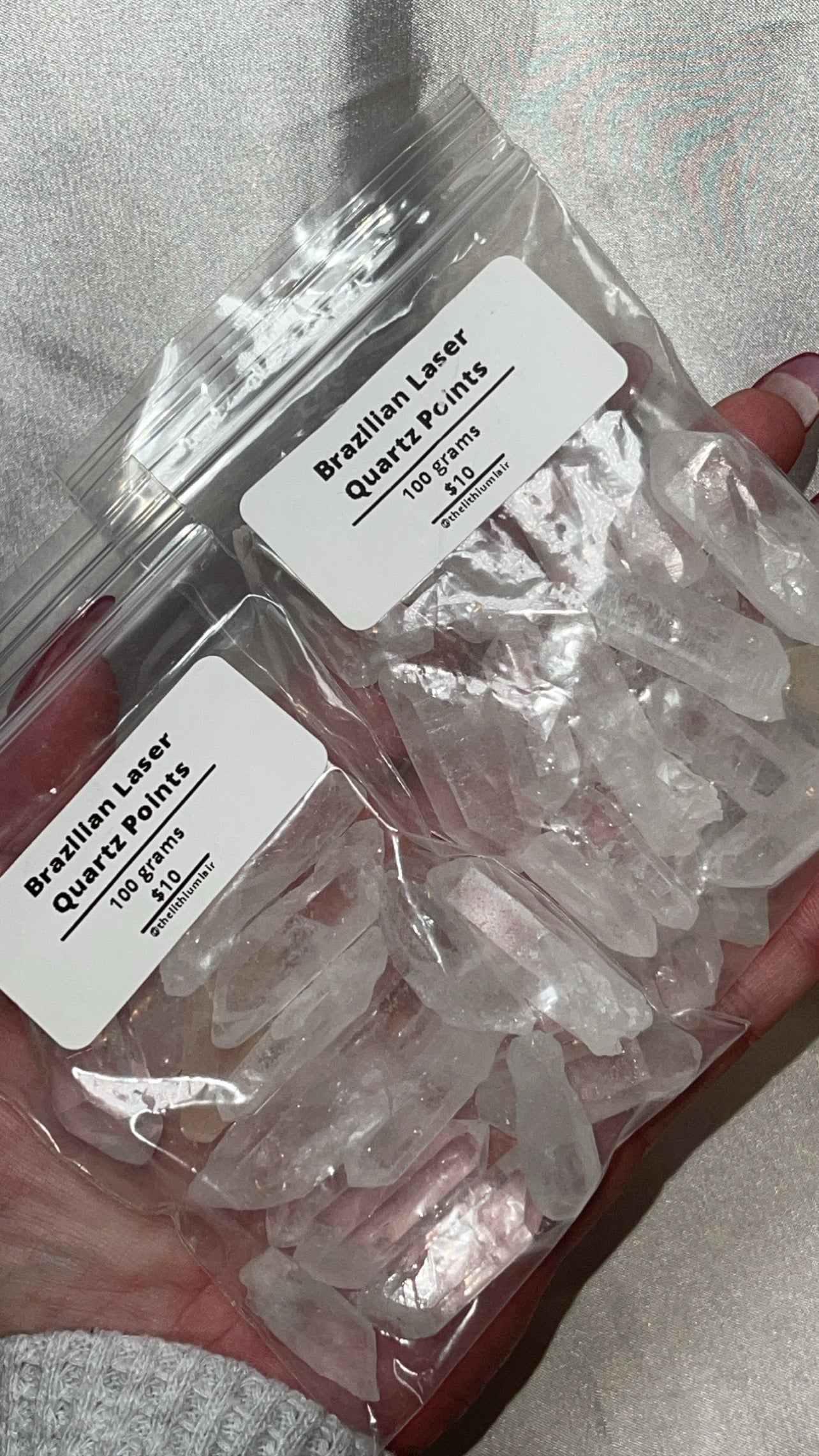 Brazilian Laser Quartz Point 100g Bundle (Choose Your Own!)