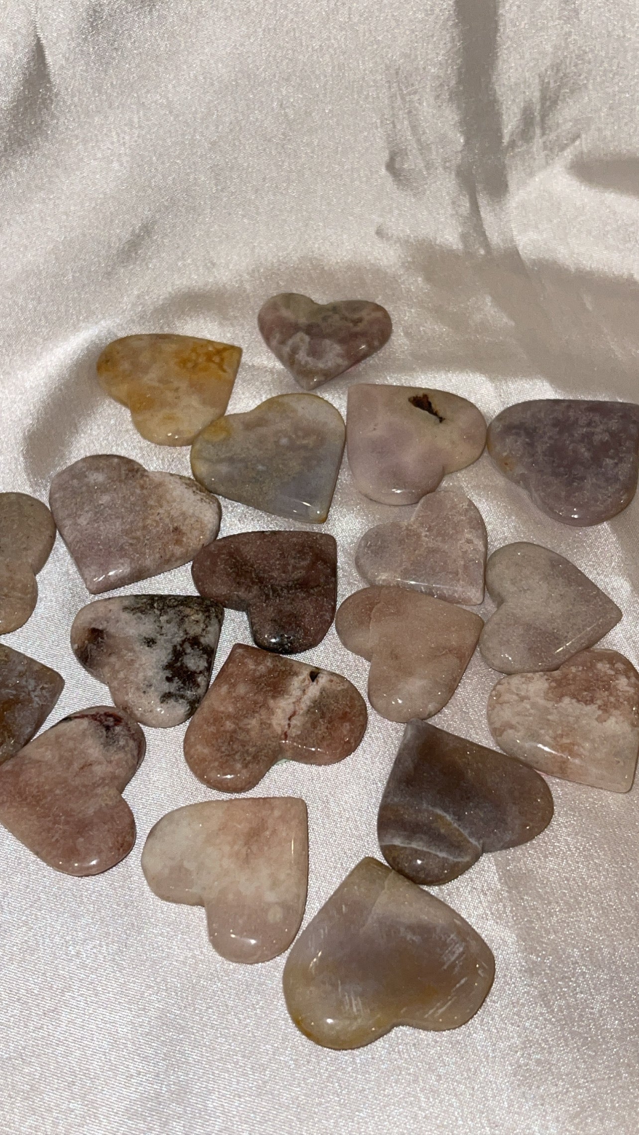 Pink Amethyst Small Heart (Choose Your Own)