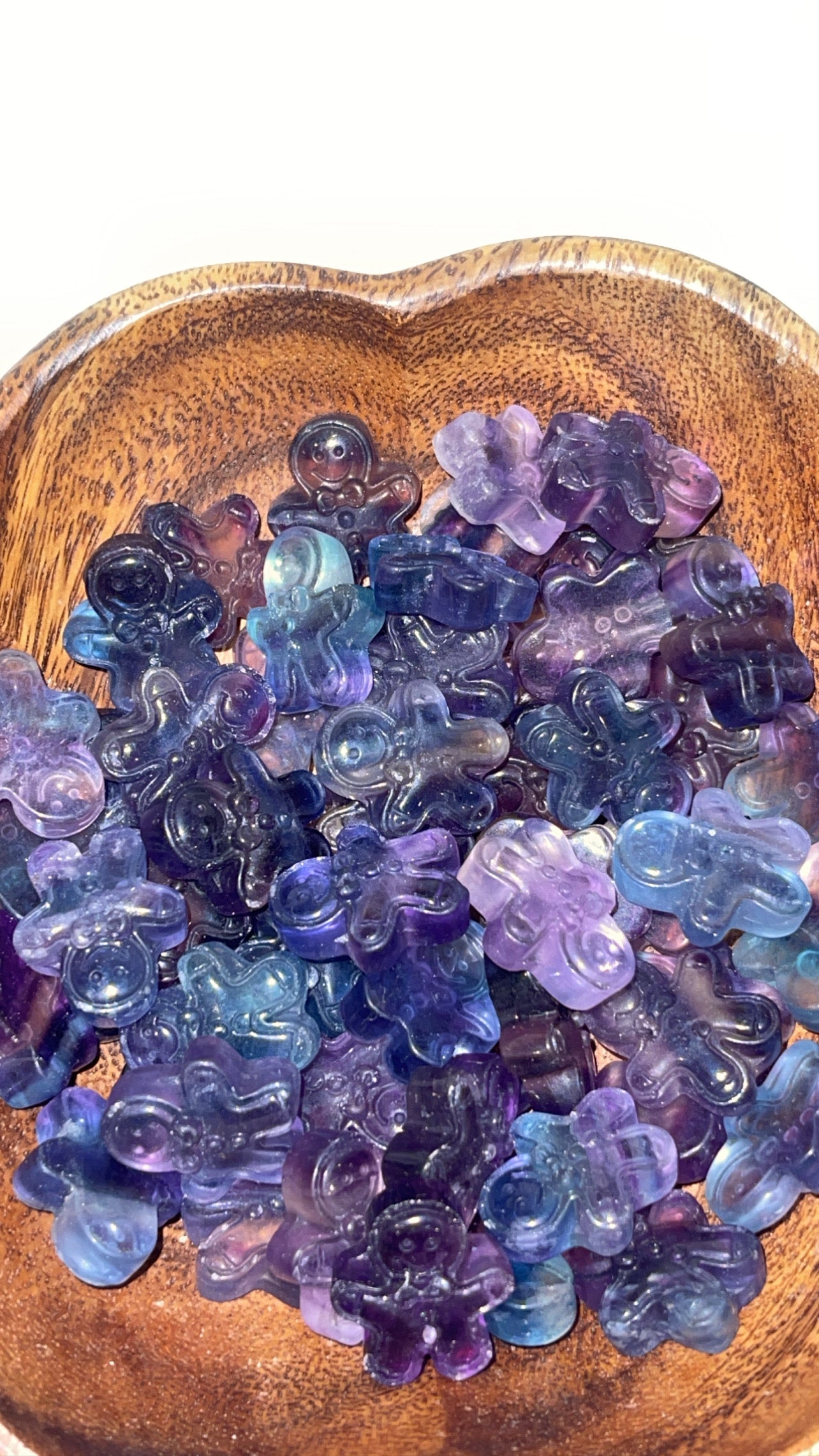 Fluorite Christmas Carving