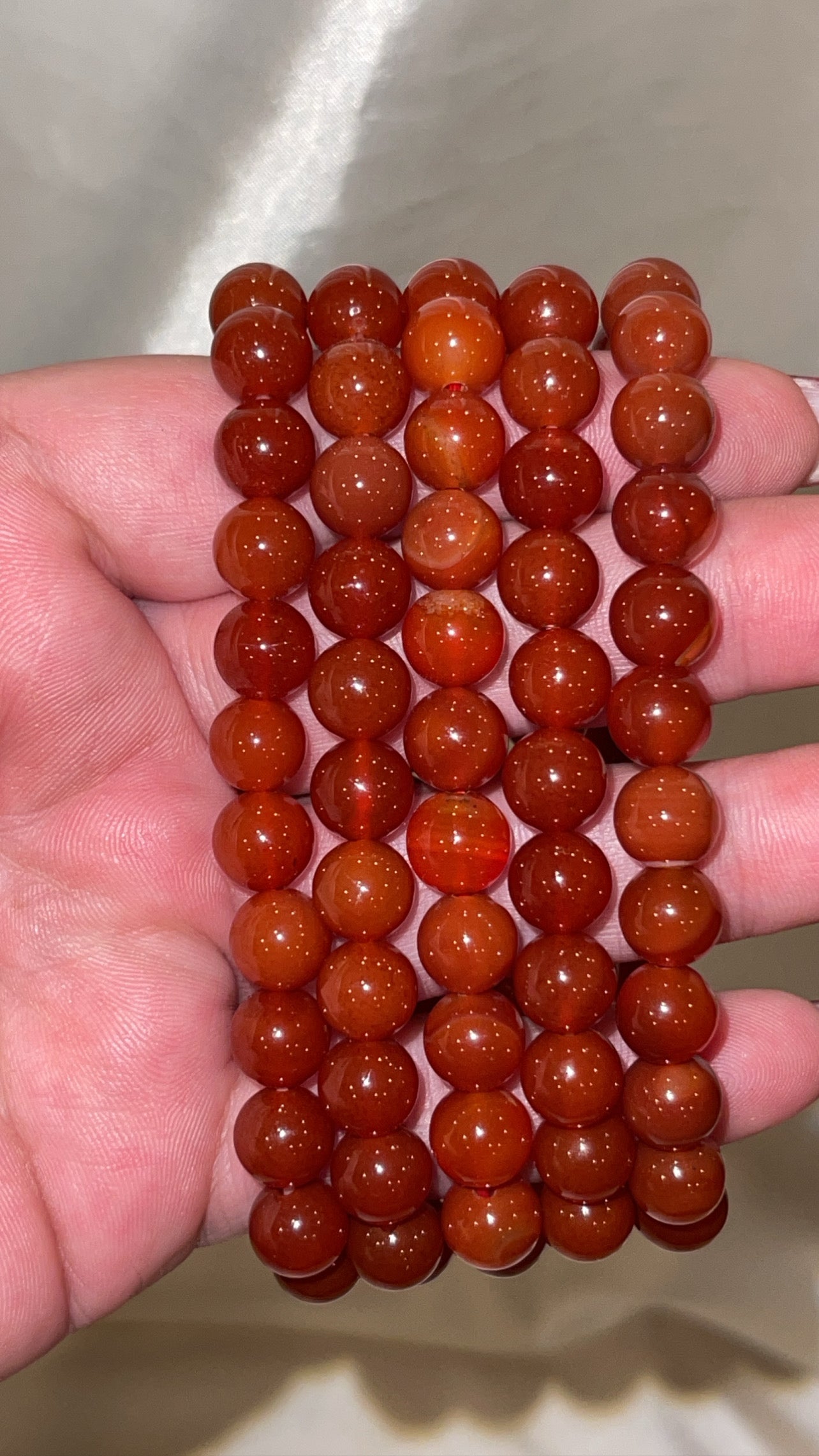 Carnelian Bracelet 8mm