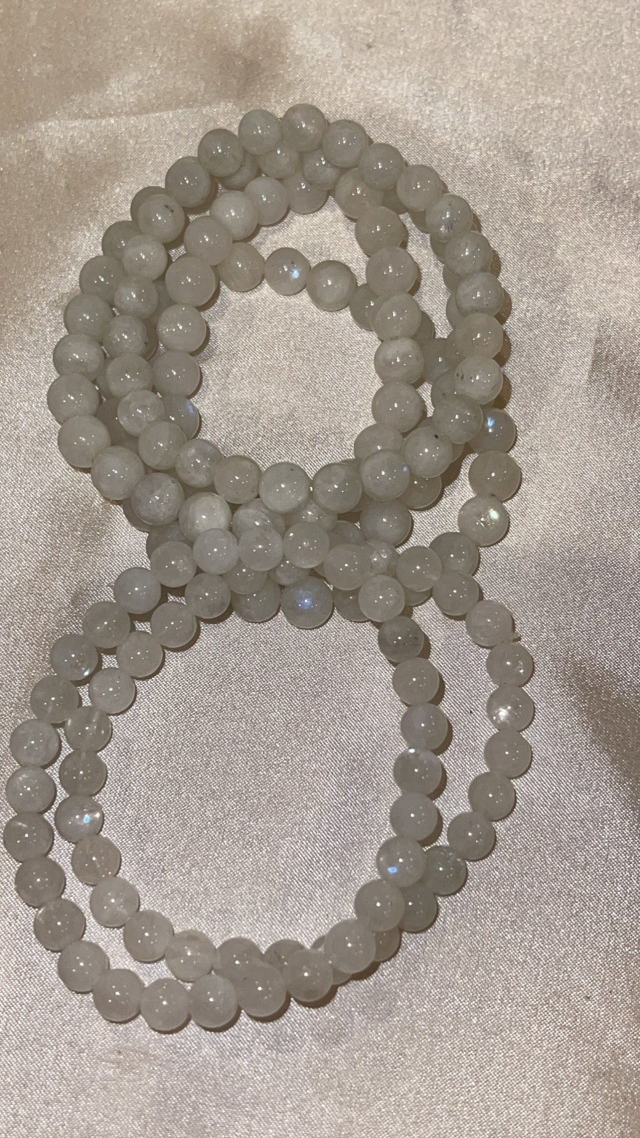 Rainbow Moonstone Bracelet 6mm/8mm