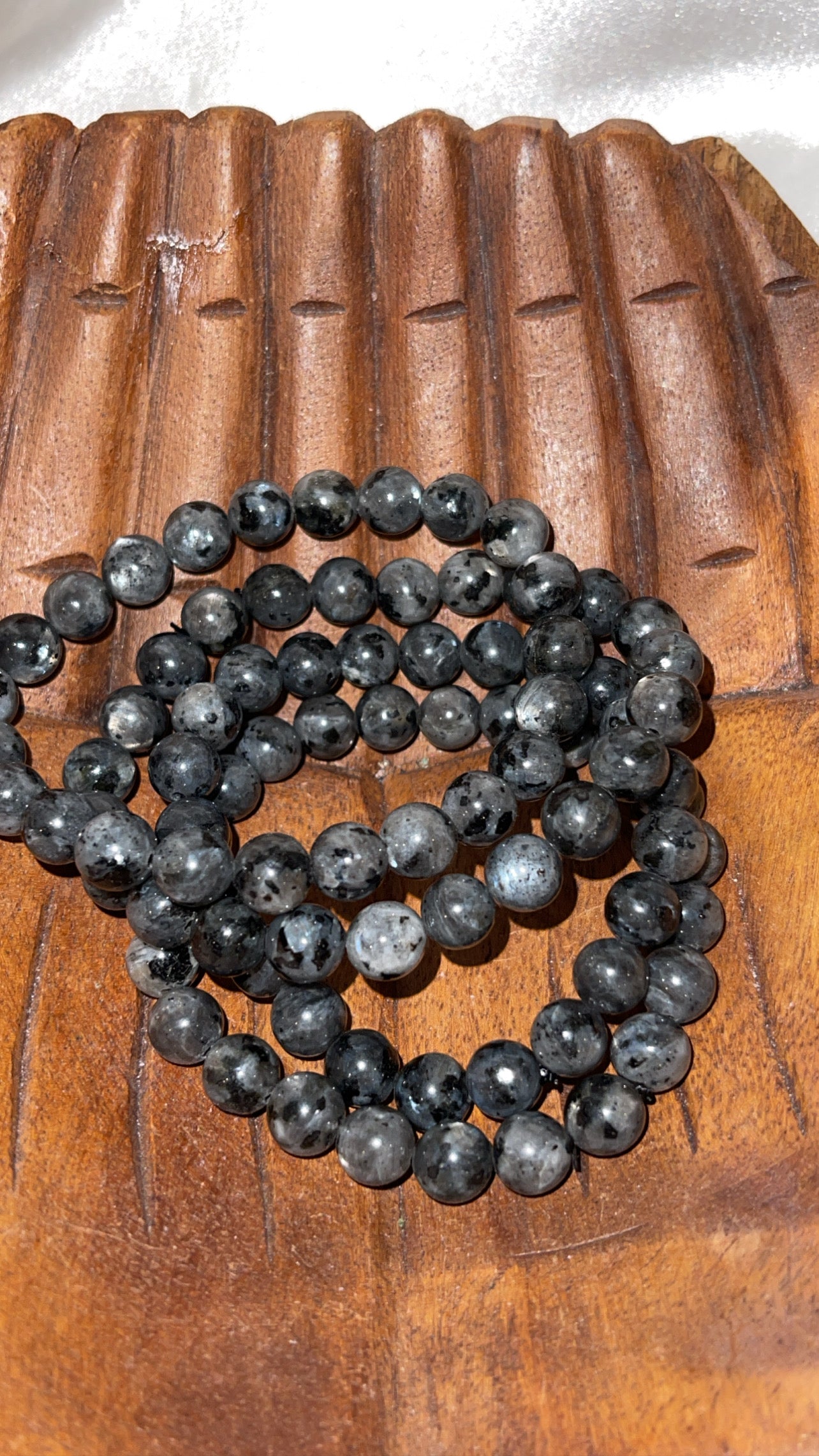 Larvakite Bracelet 8mm