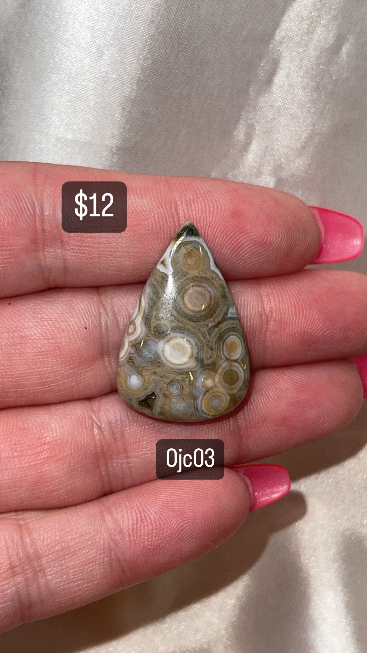 8th Vein Ocean Jasper Cabachon (Choose Your Own)