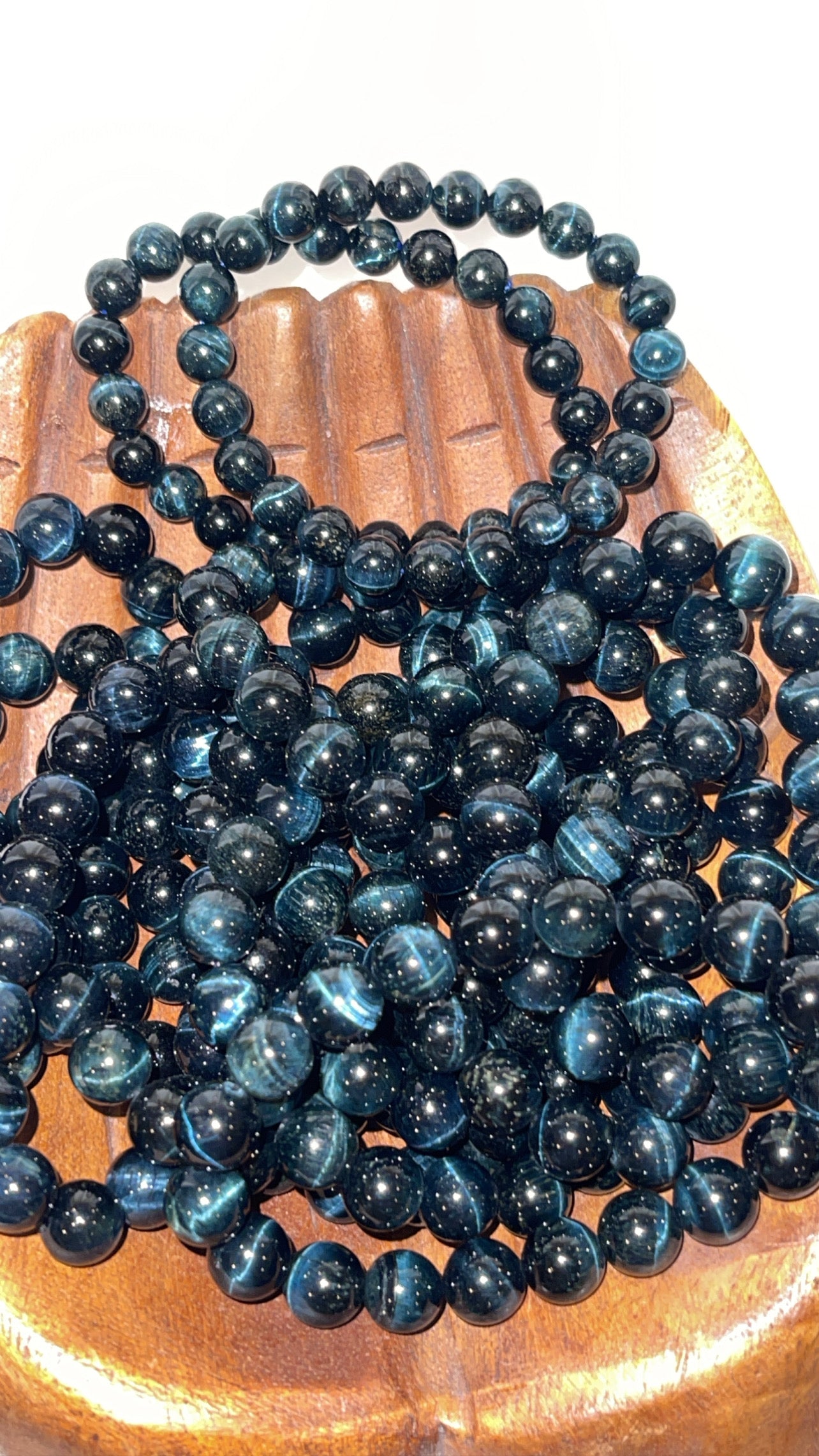 Blue Tigers Eye Bracelet 8mm/10mm