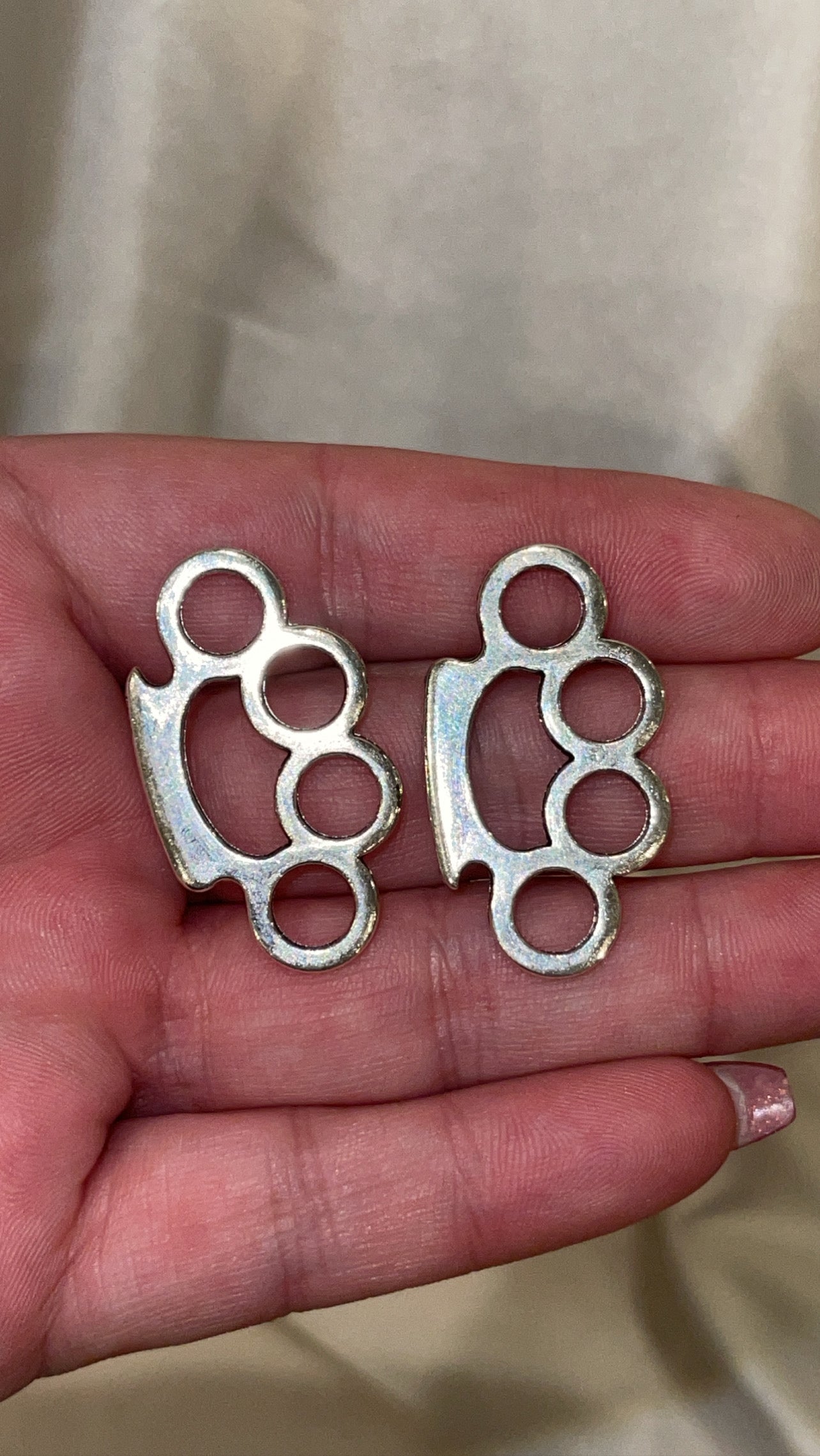 Brass Knuckle Luck Charm