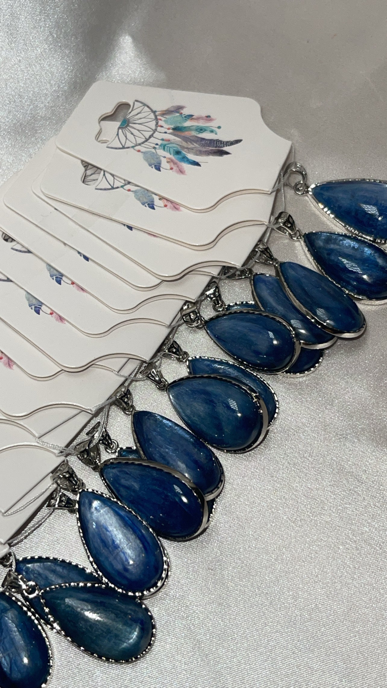 Blue Kyanite Teardrop Pendant