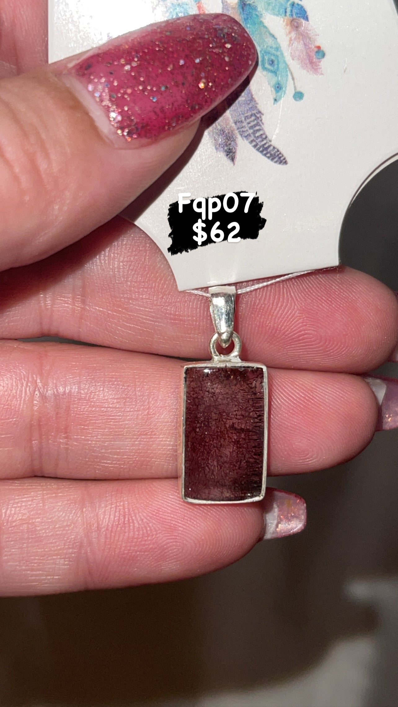Firework Quartz Rare Pendant (Choose Your Own!)