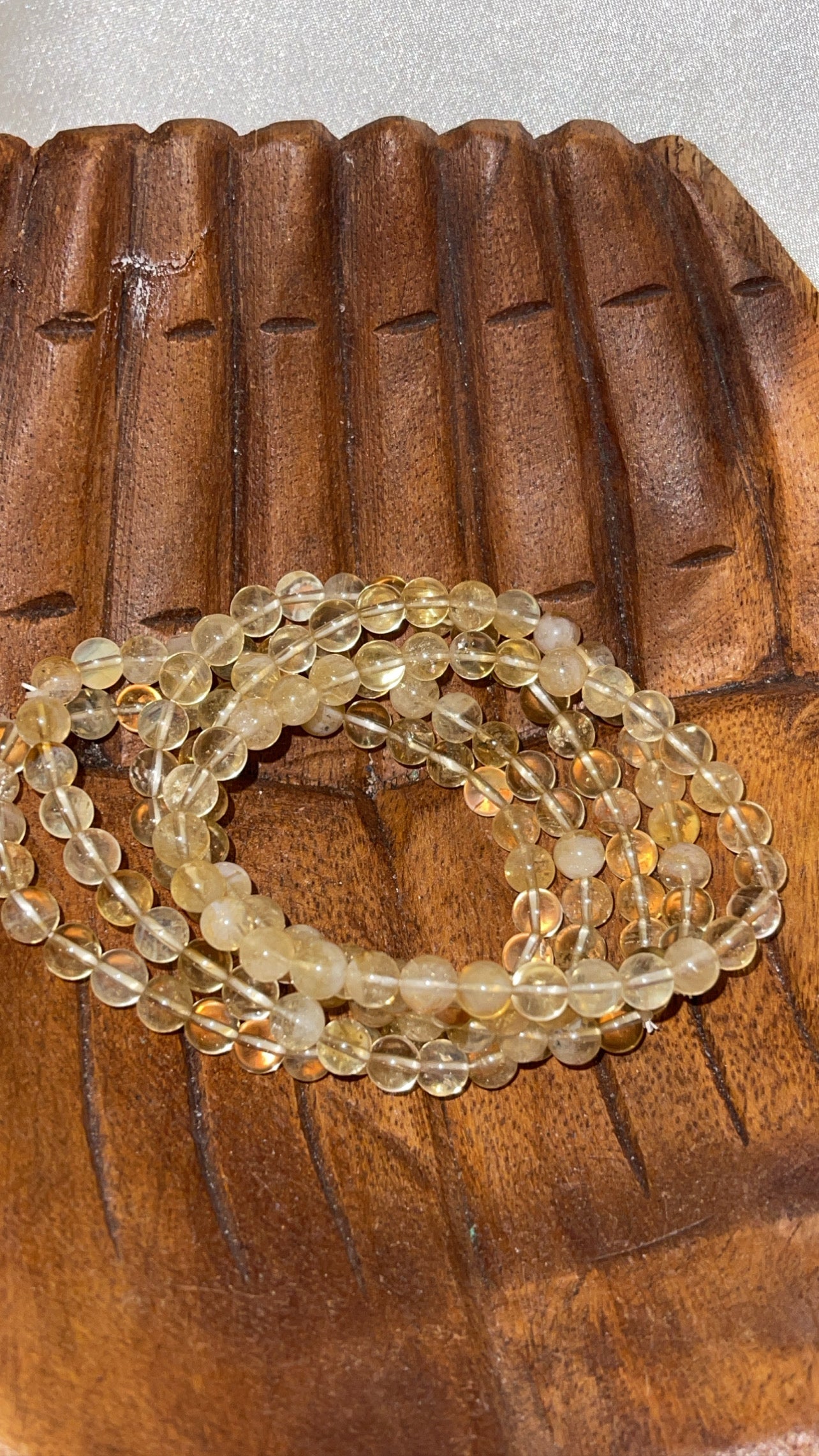 Citrine AAA Bracelet 6mm