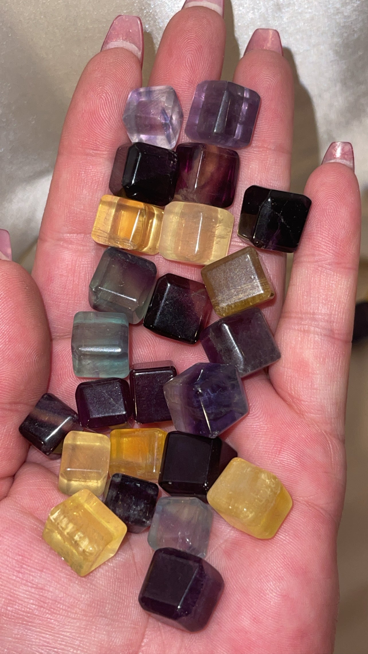 Fluorite Cube