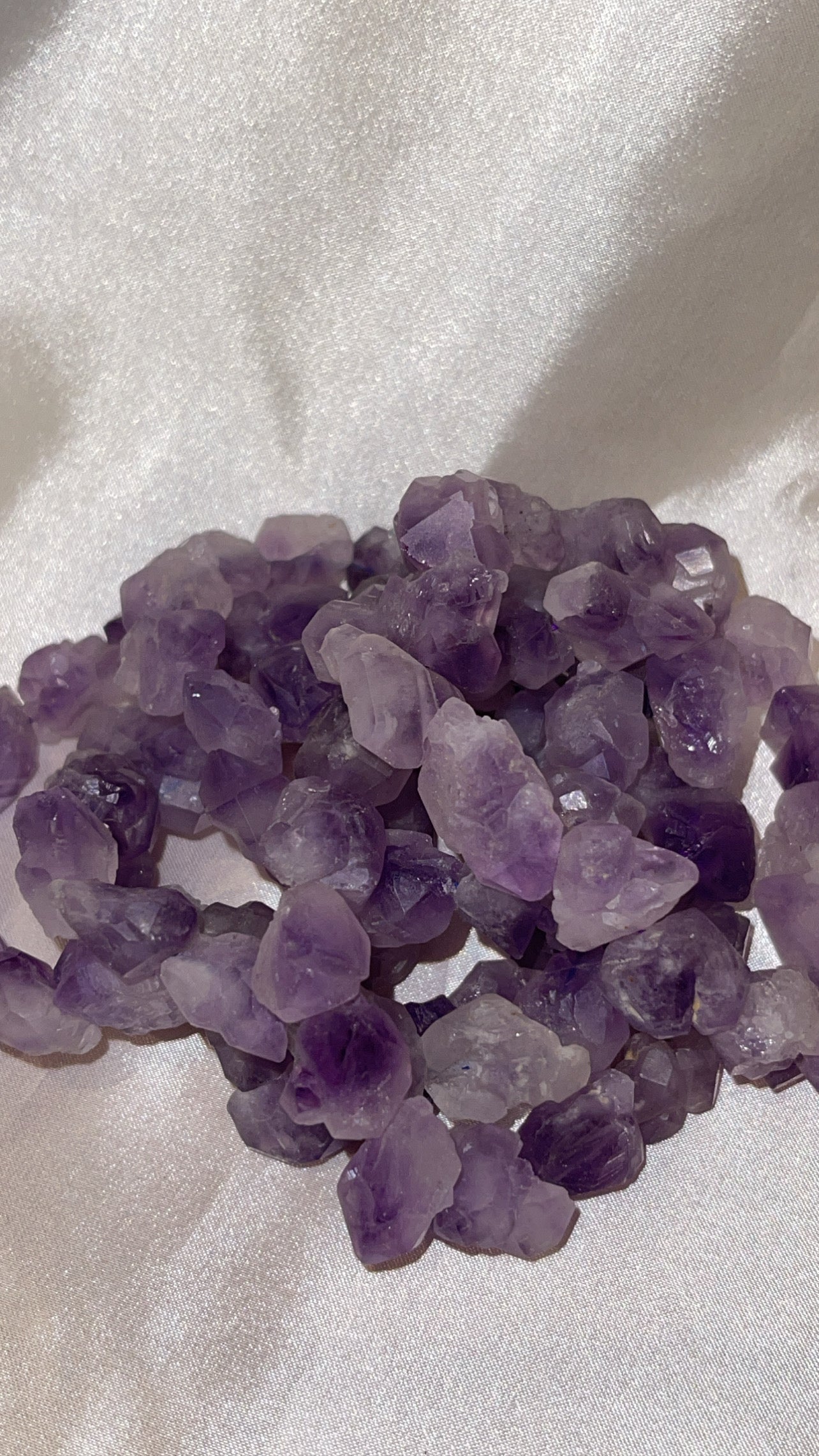 Amethyst Elestial Raw Bracelet