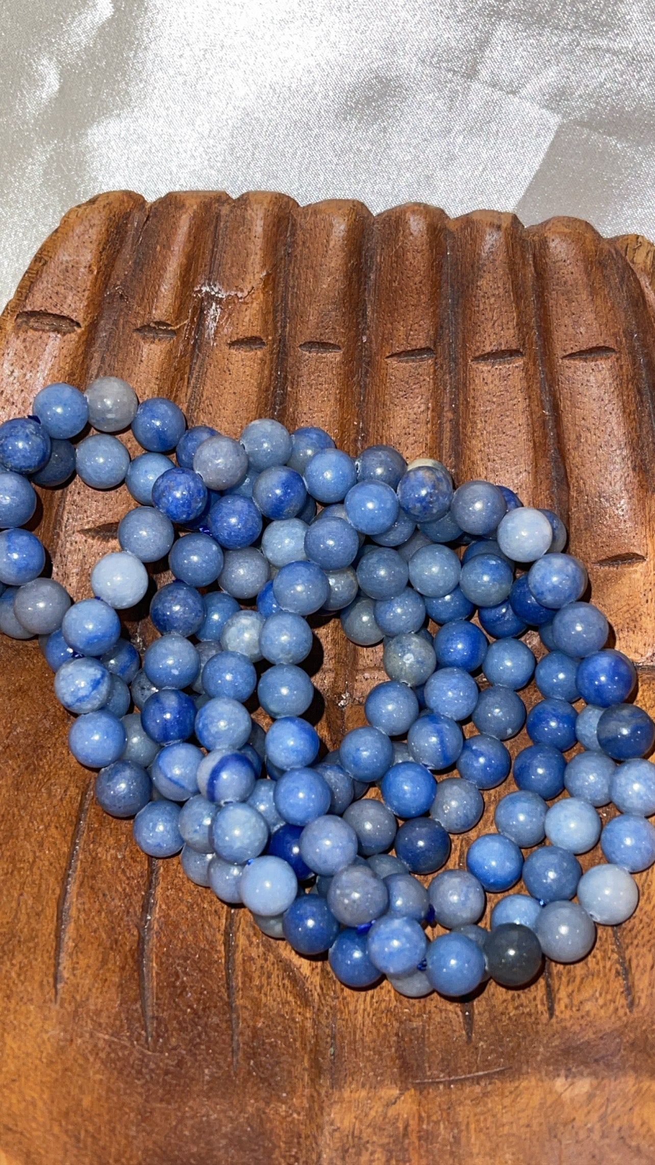 Blue Quartz Bracelet 8mm