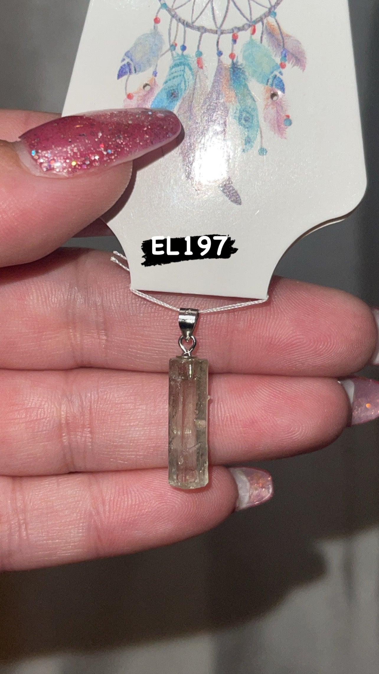 Tourmaline Raw 925 Pendant (Choose Your Own!)