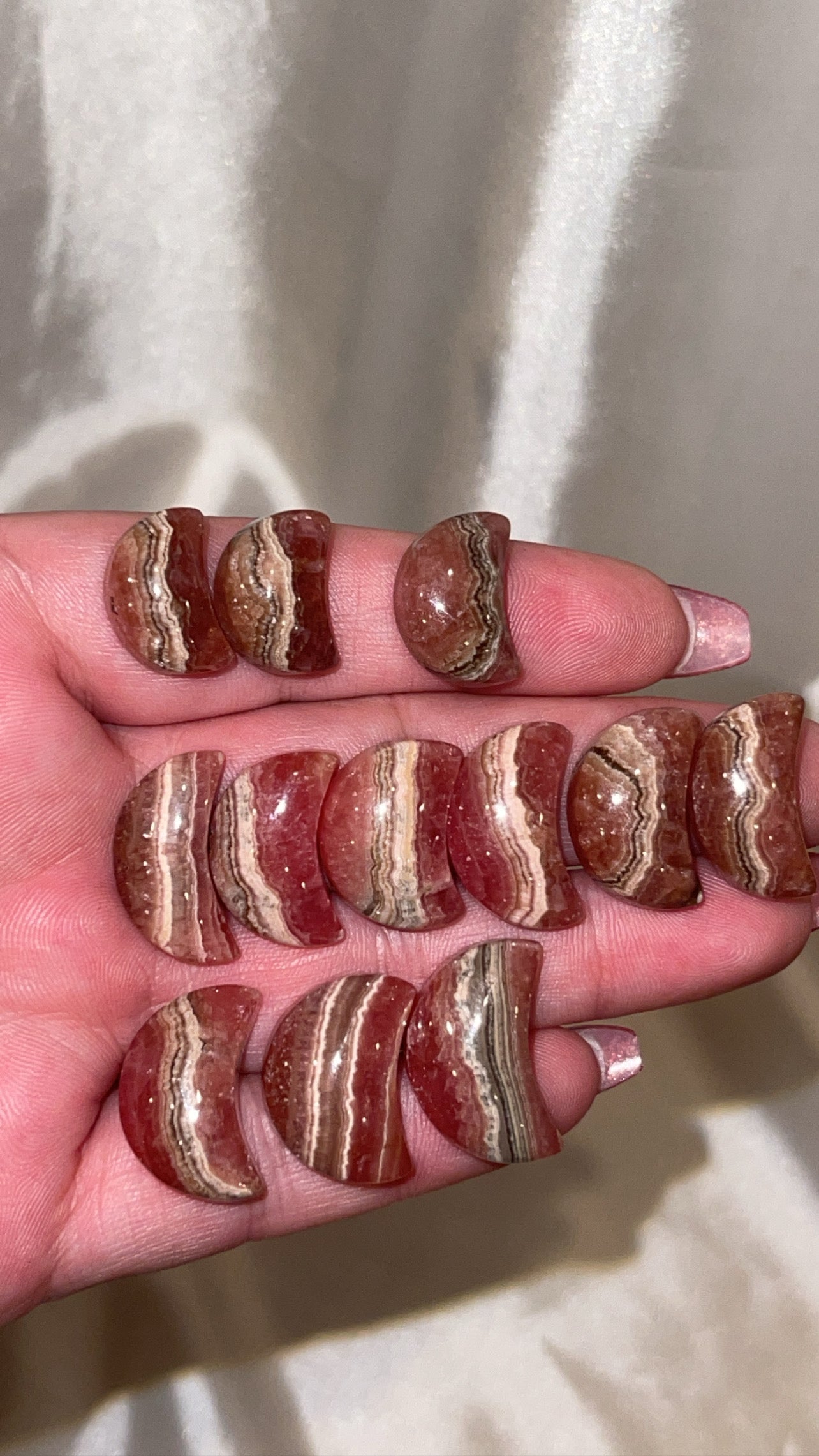 Rhodochrosite Small Moon (Choose Your Own)