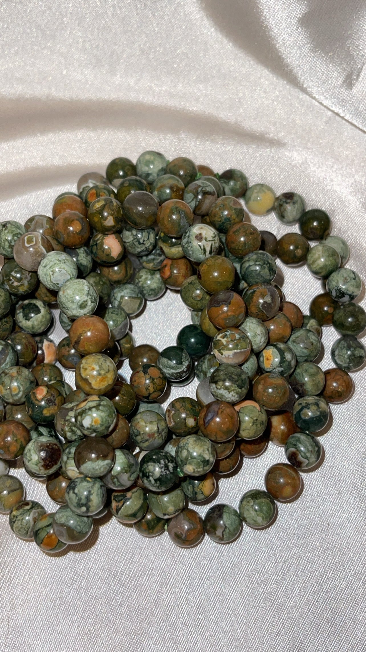 Rhyolite Bracelet 8mm