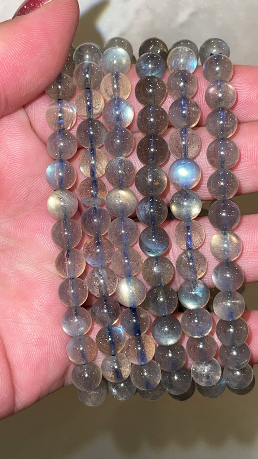 Labradorite AAA Bracelet 6mm/8mm