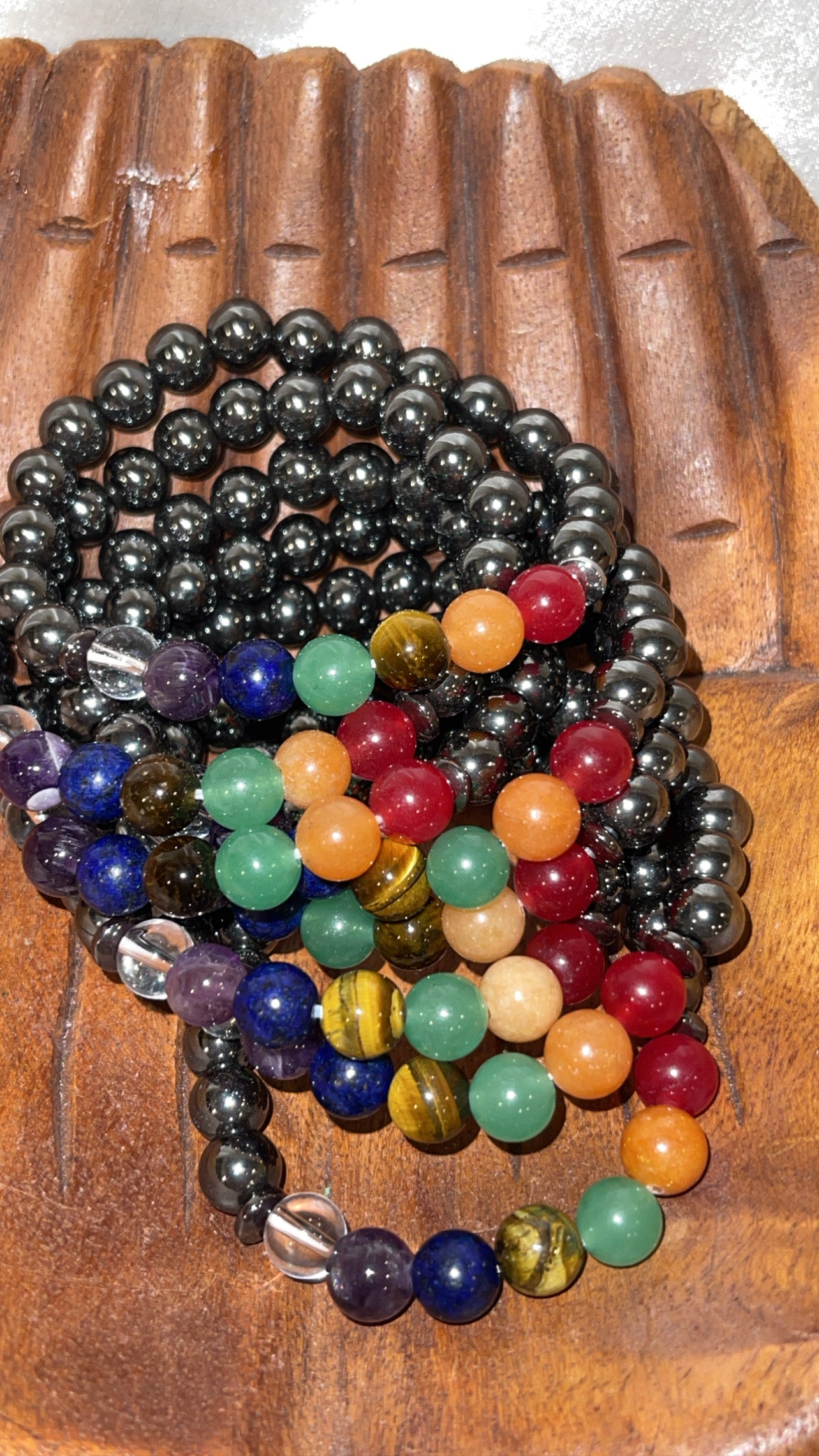 Hematite Chakra Bracelet 8mm