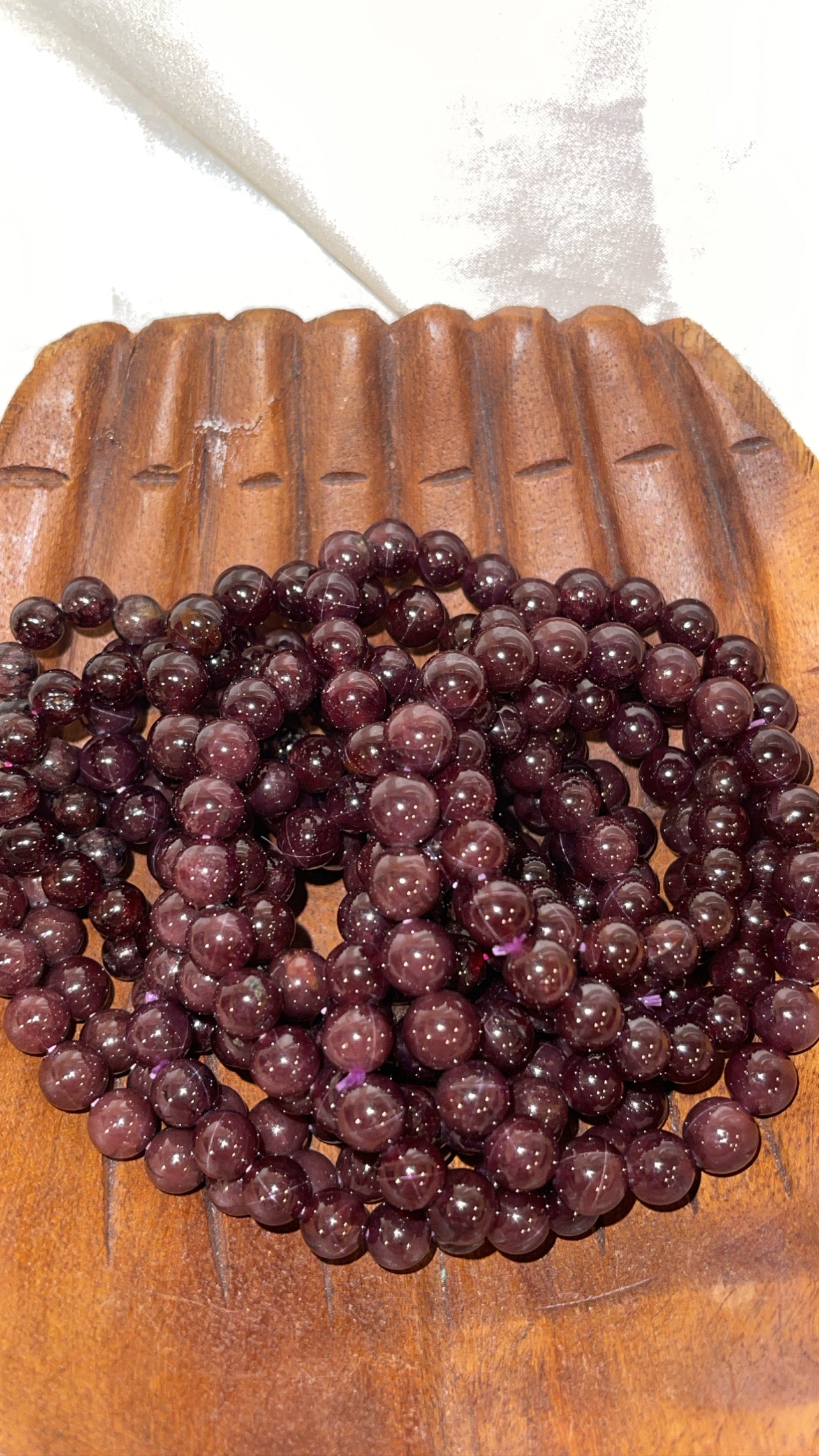 Star Garnet Bracelet 8mm