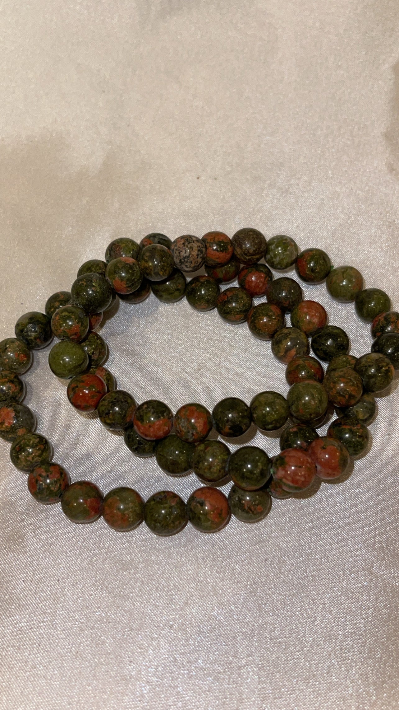 Unakite Bracelet 8mm (Last one!)