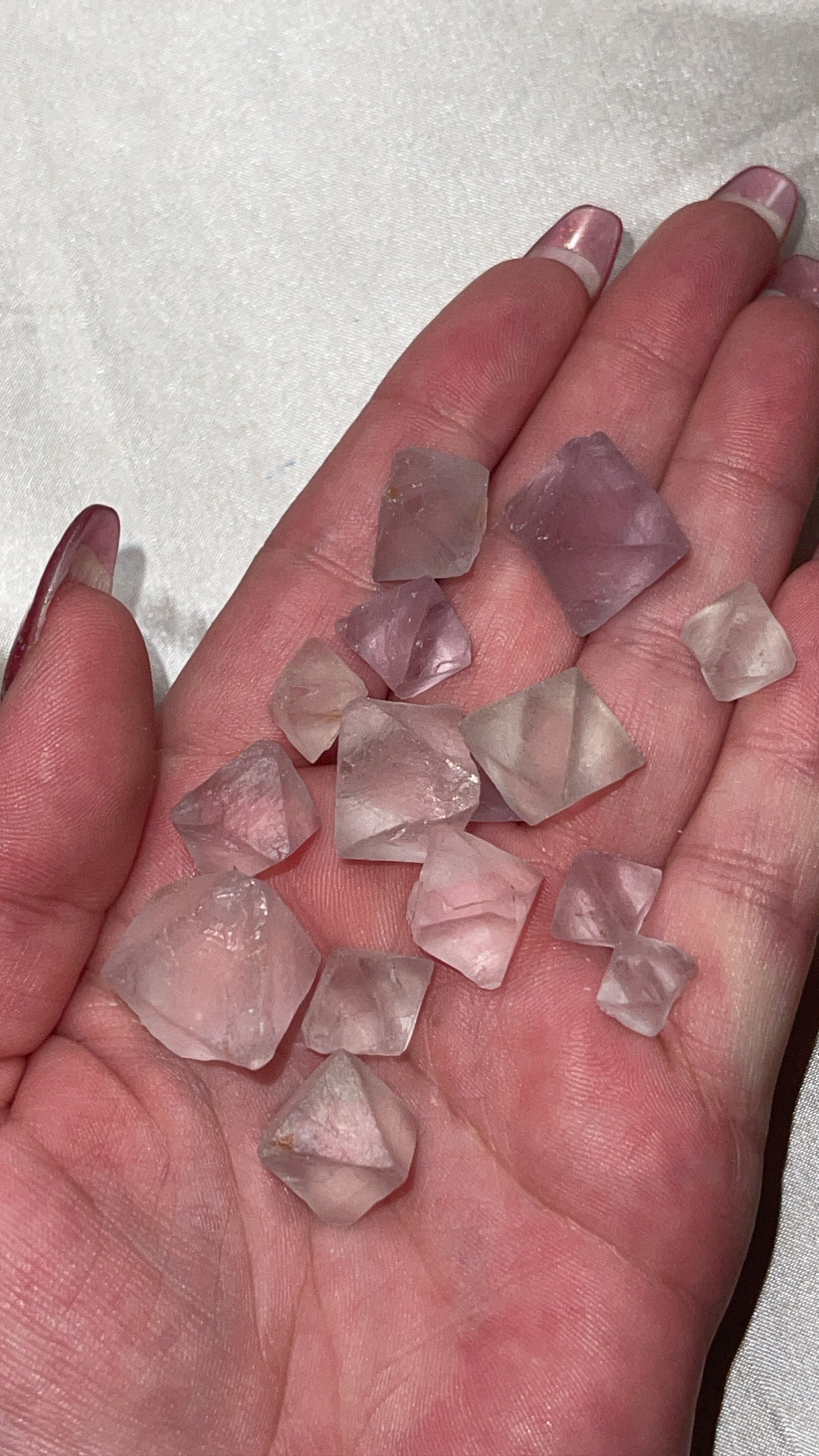 Fluorite Octahedron 50 gram Bundle Bag
