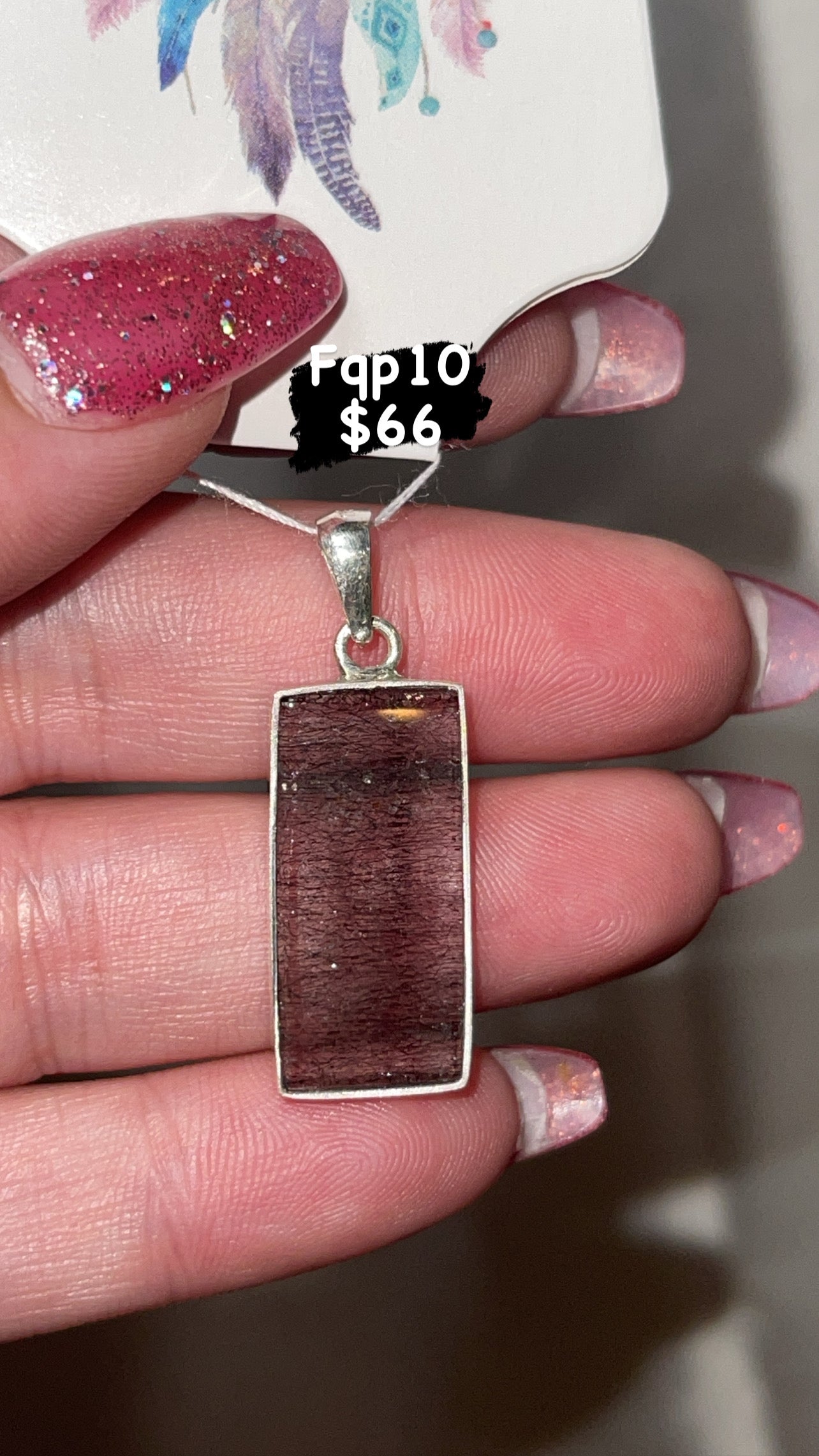 Firework Quartz Rare Pendant (Choose Your Own!)