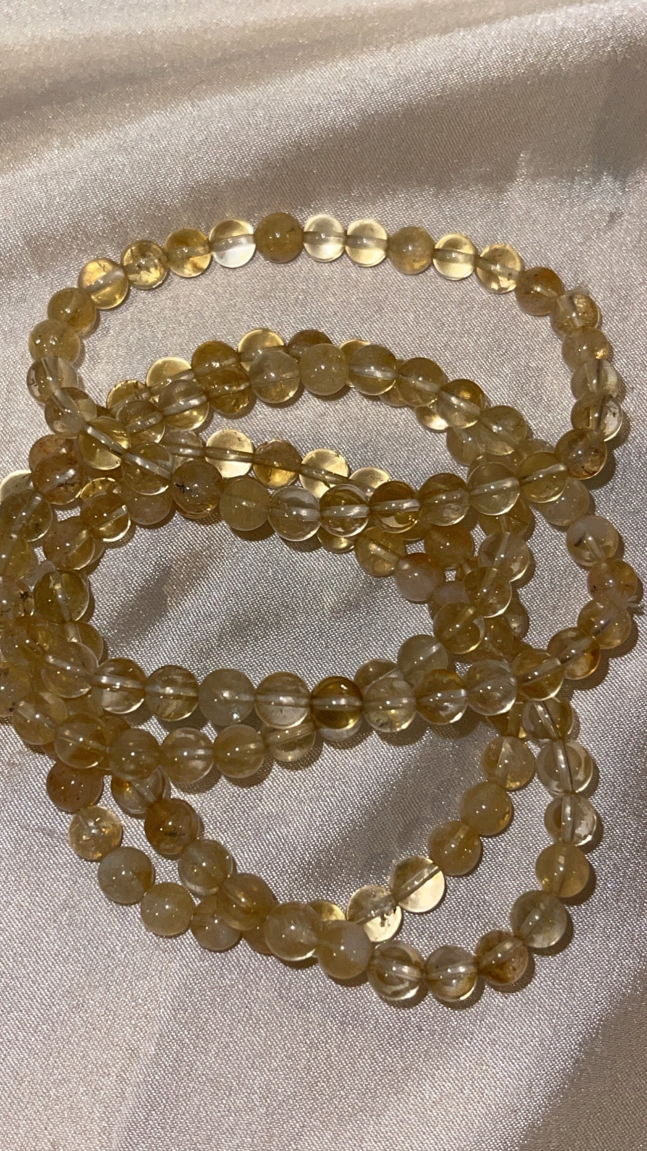 Citrine AAA Bracelet 6mm