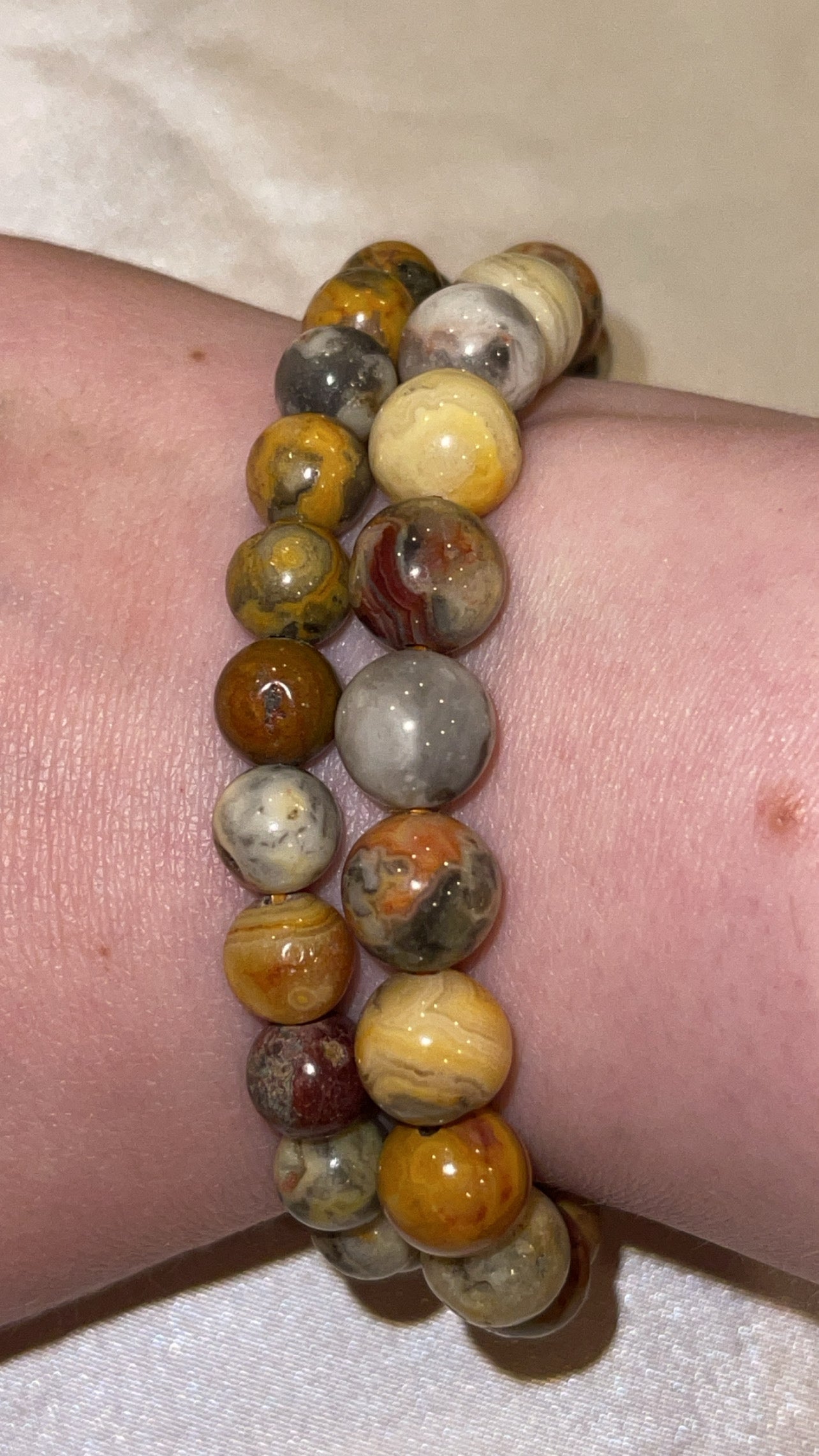 Crazy Lace Agate 8mm/10mm