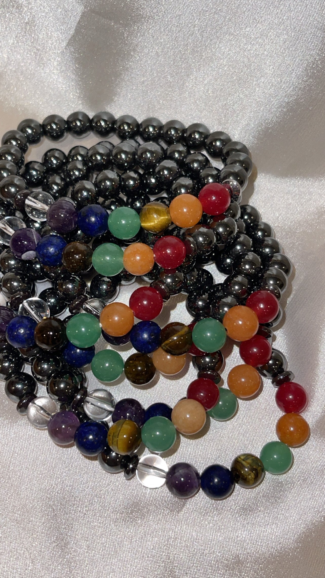 Hematite Chakra Bracelet 8mm