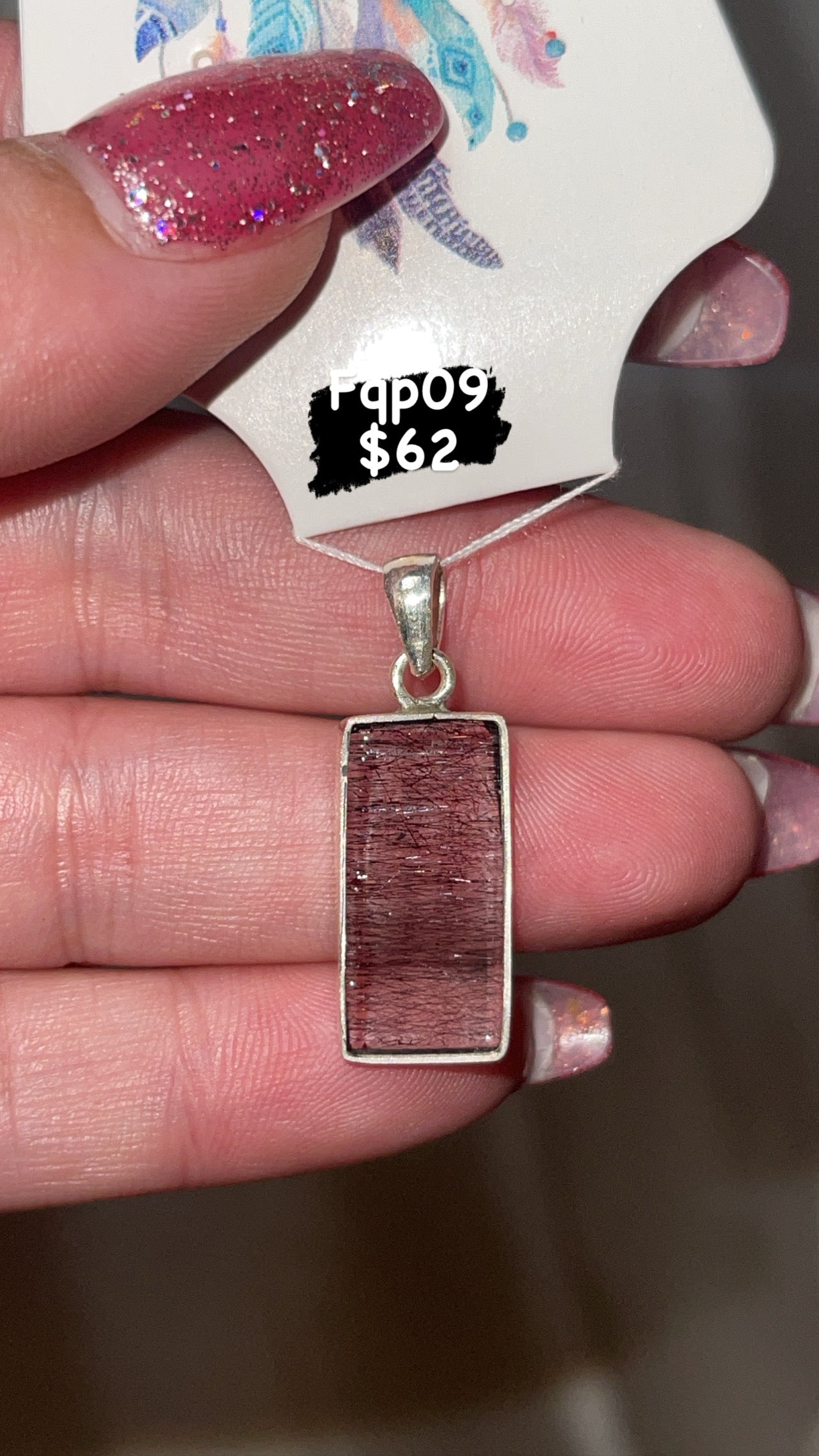 Firework Quartz Rare Pendant (Choose Your Own!)