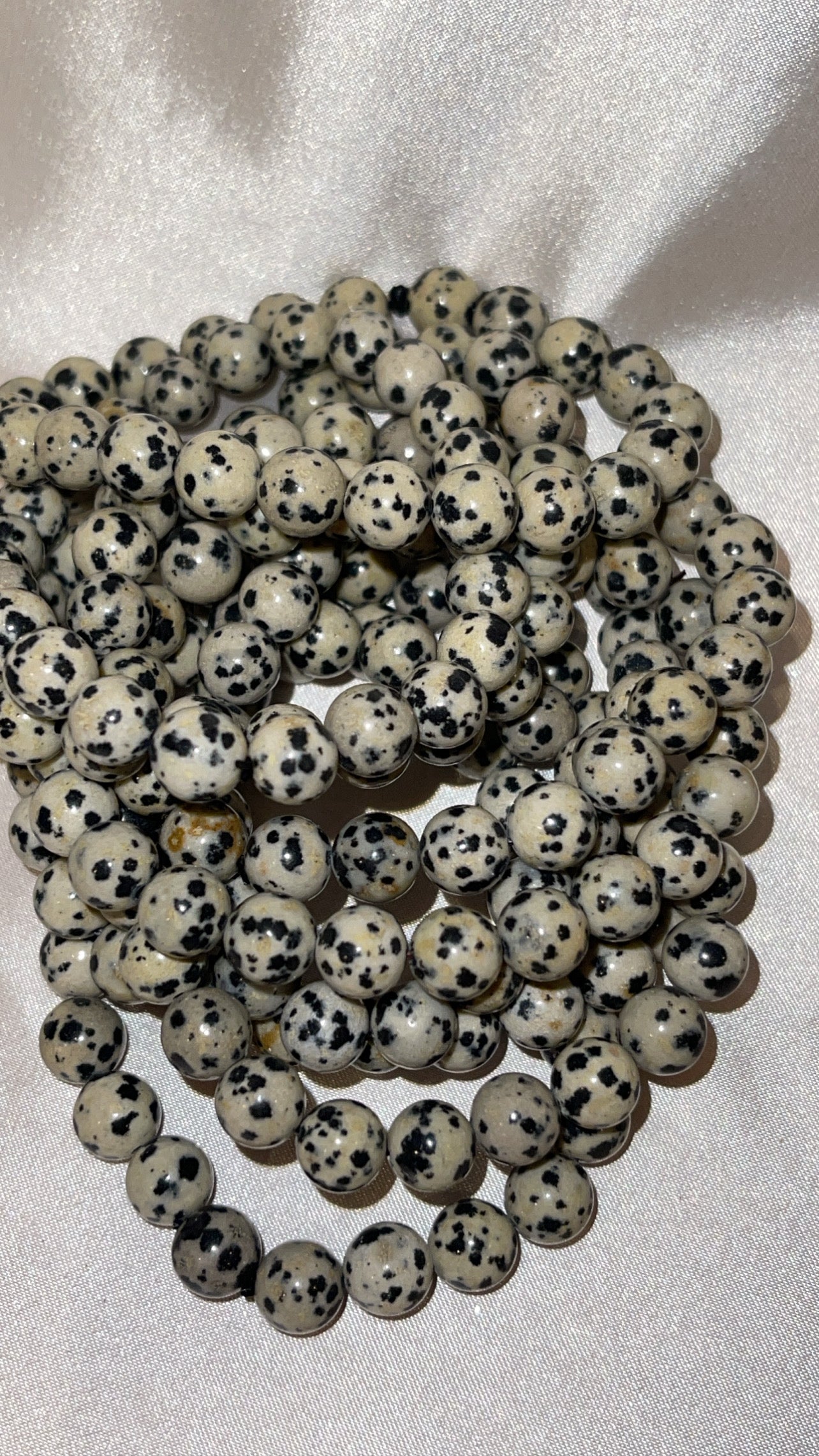 Dalmation Jasper Bracelet 8mm