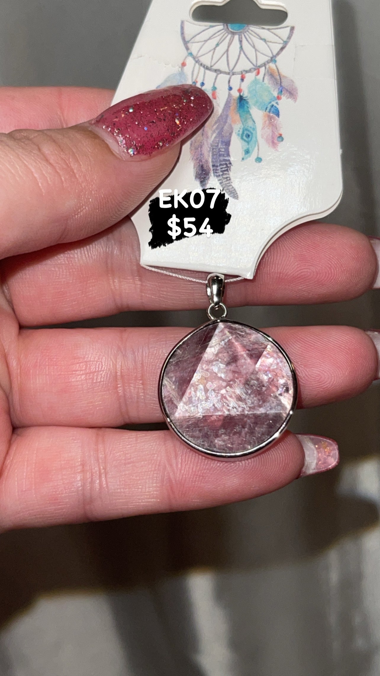 Gem Lepidolite Pendant (Choose Your Own!)