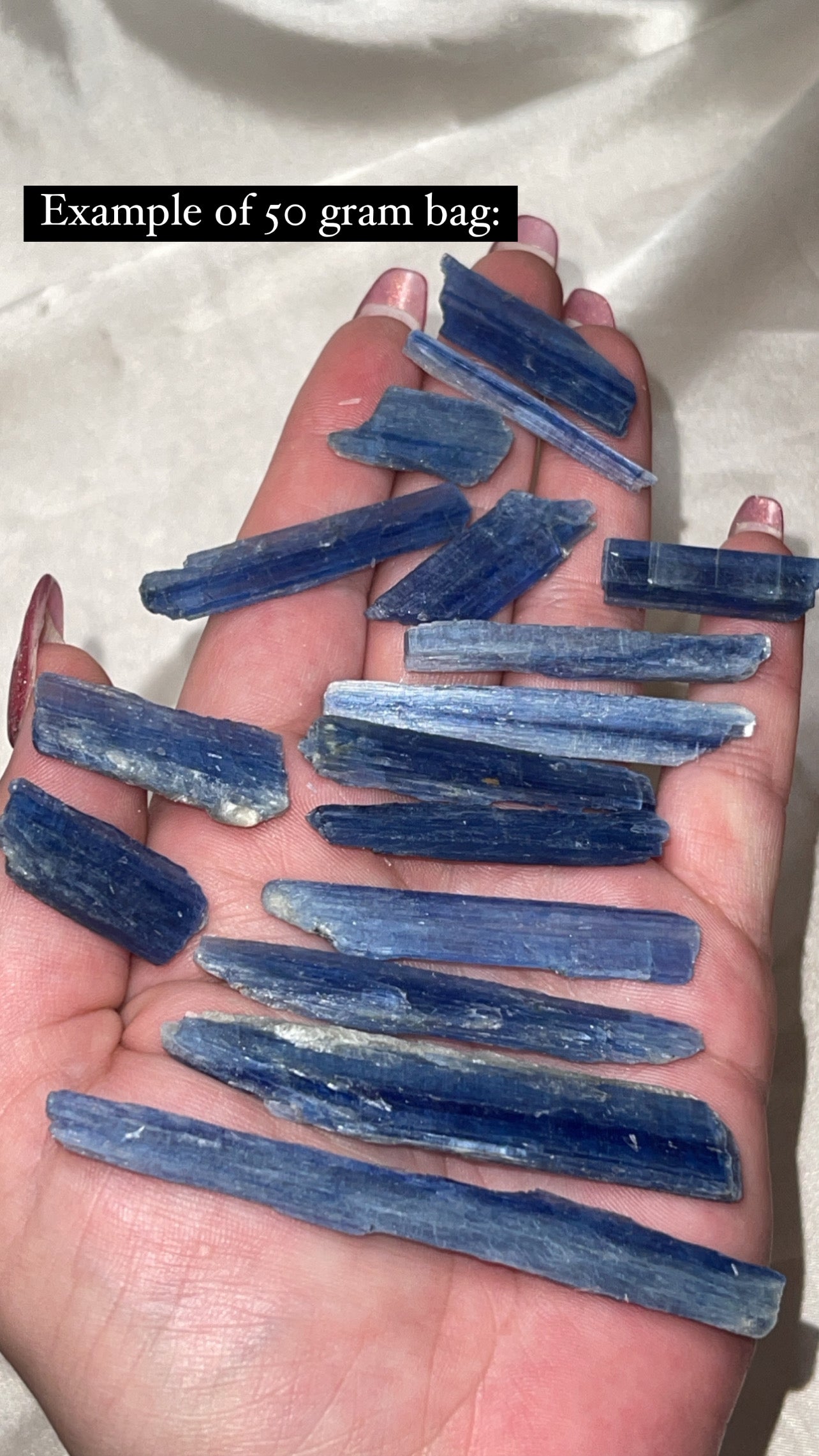Blue Kyanite Long Blade 50g/100g Bundle