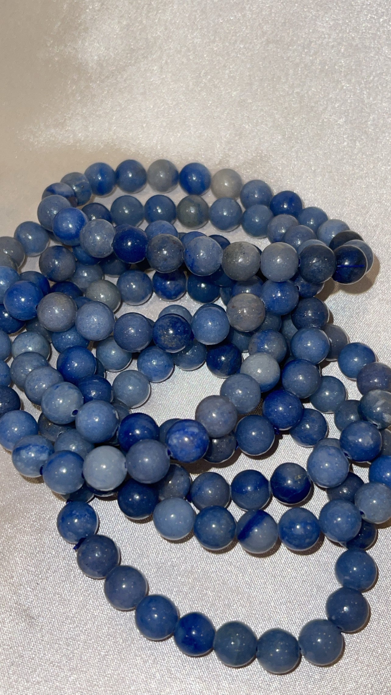 Blue Quartz Bracelet 8mm