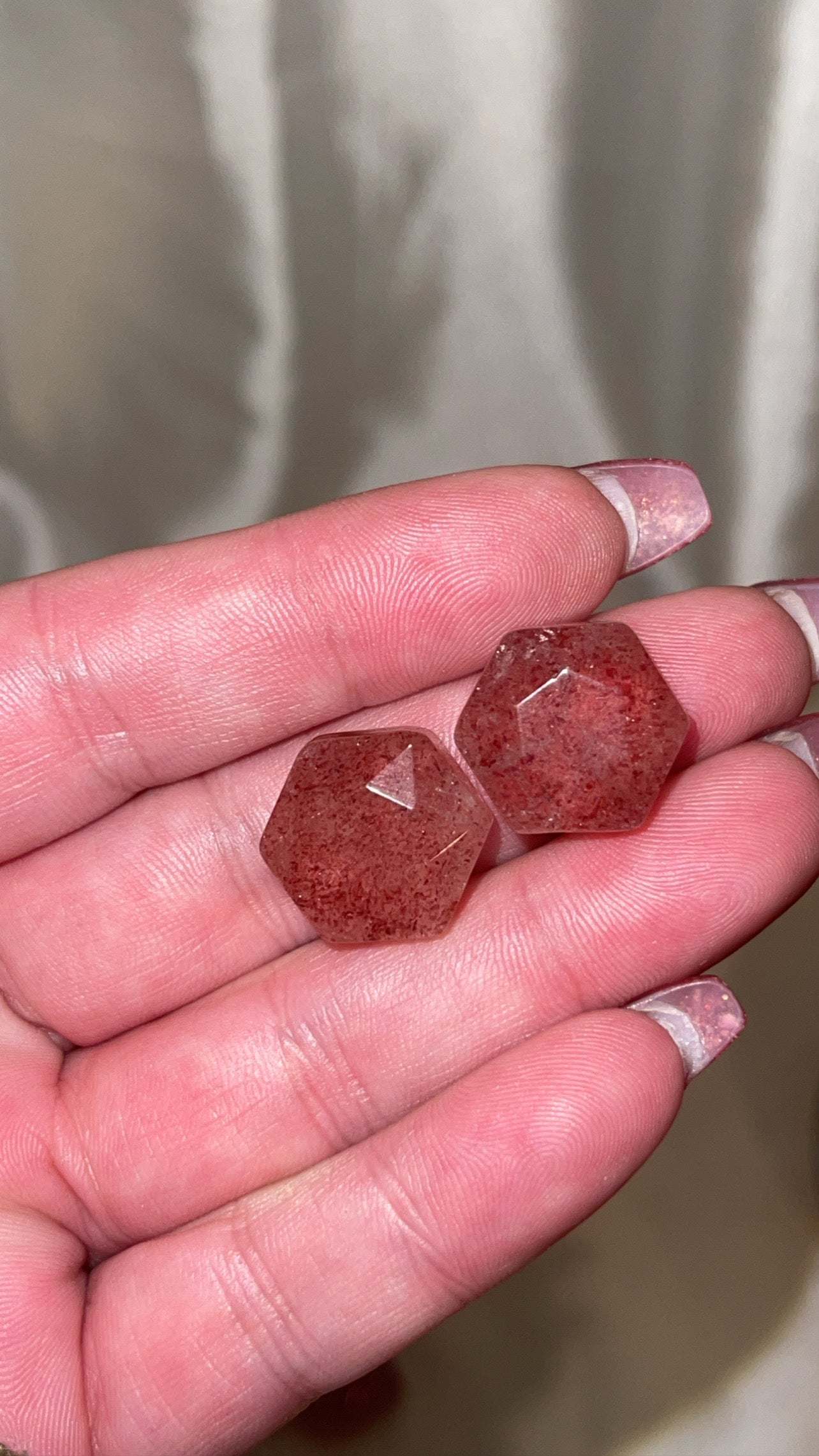 Strawberry Quartz Mini Carvings